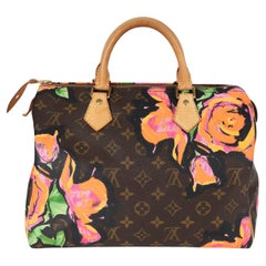 Louis Vuitton x Stephen Sprouse 2008 Speedy 30 Bag Monogram Roses