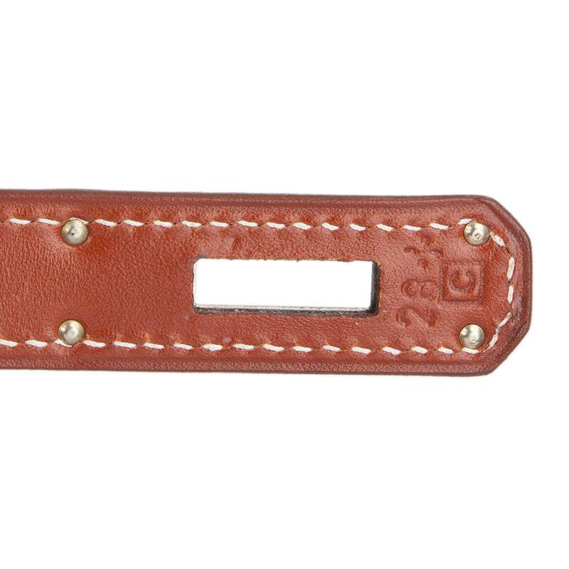 HERMES Brique red Box KELLY II 35 SELLIER Bag 1