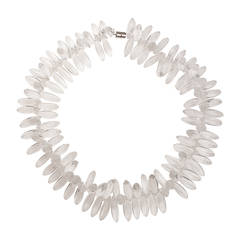 Faceted Lucite Necklace