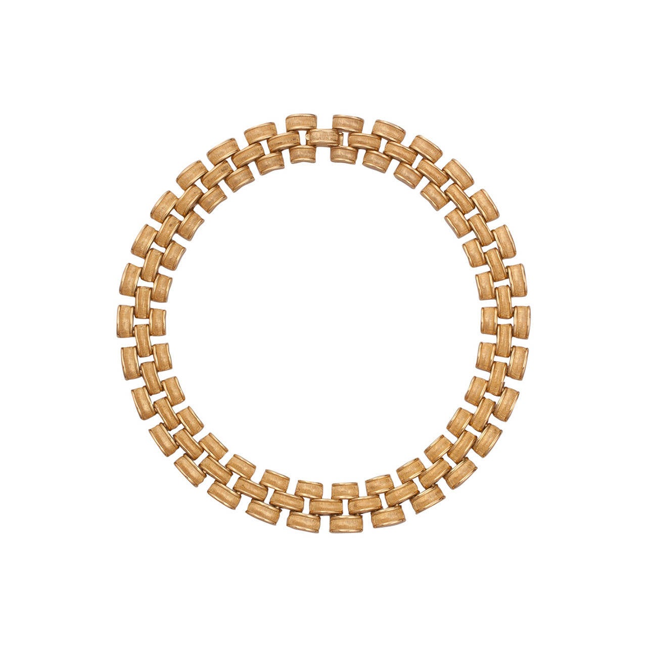 1980s Christian Dior Gilt Chain Necklace For Sale