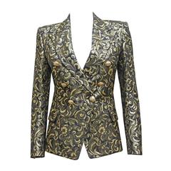 Balmain jacquard lame evening blazer, c. 2010 10