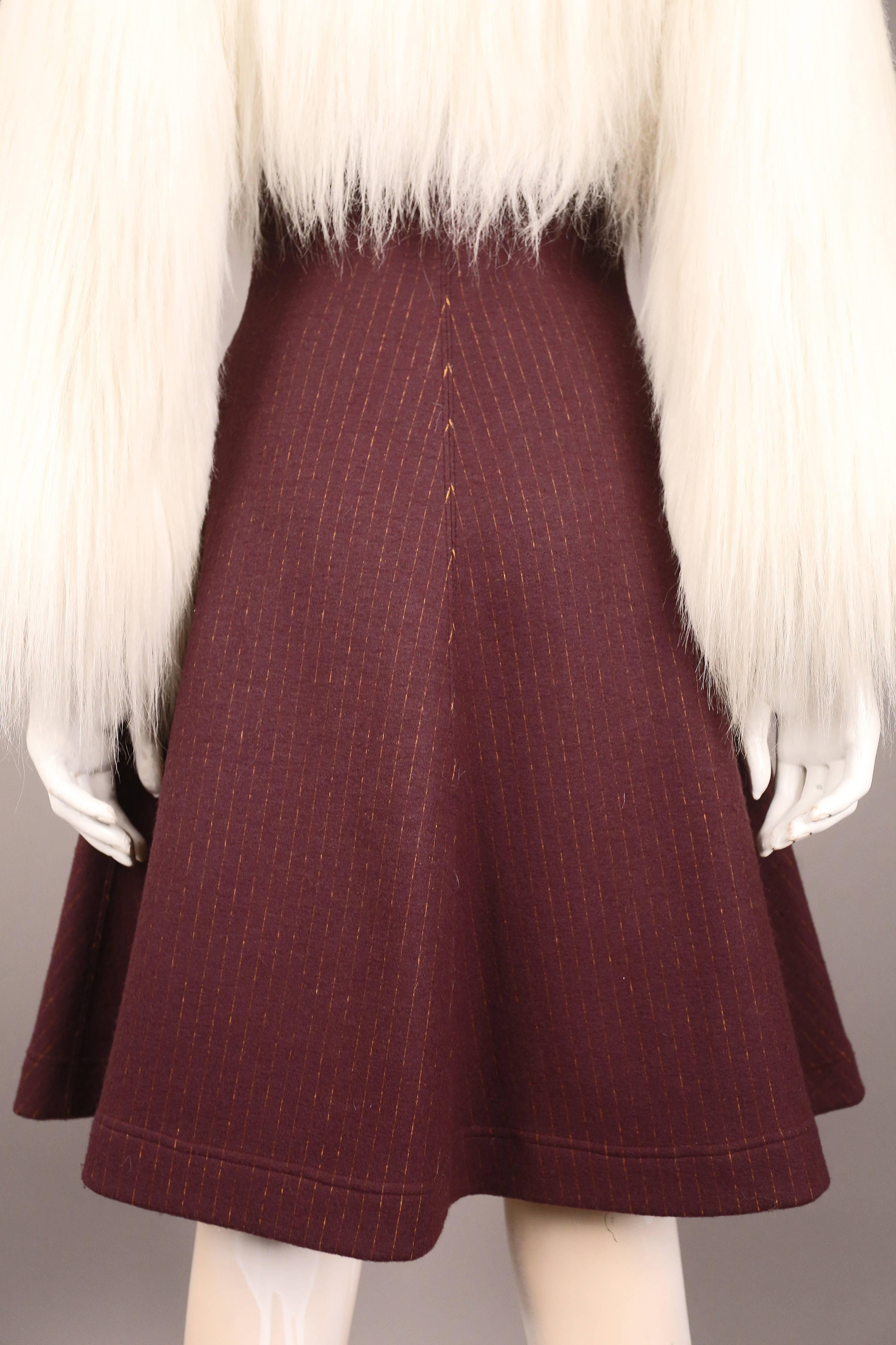 Jean Paul Gaultier faux fur dress coat, c. 1993 1