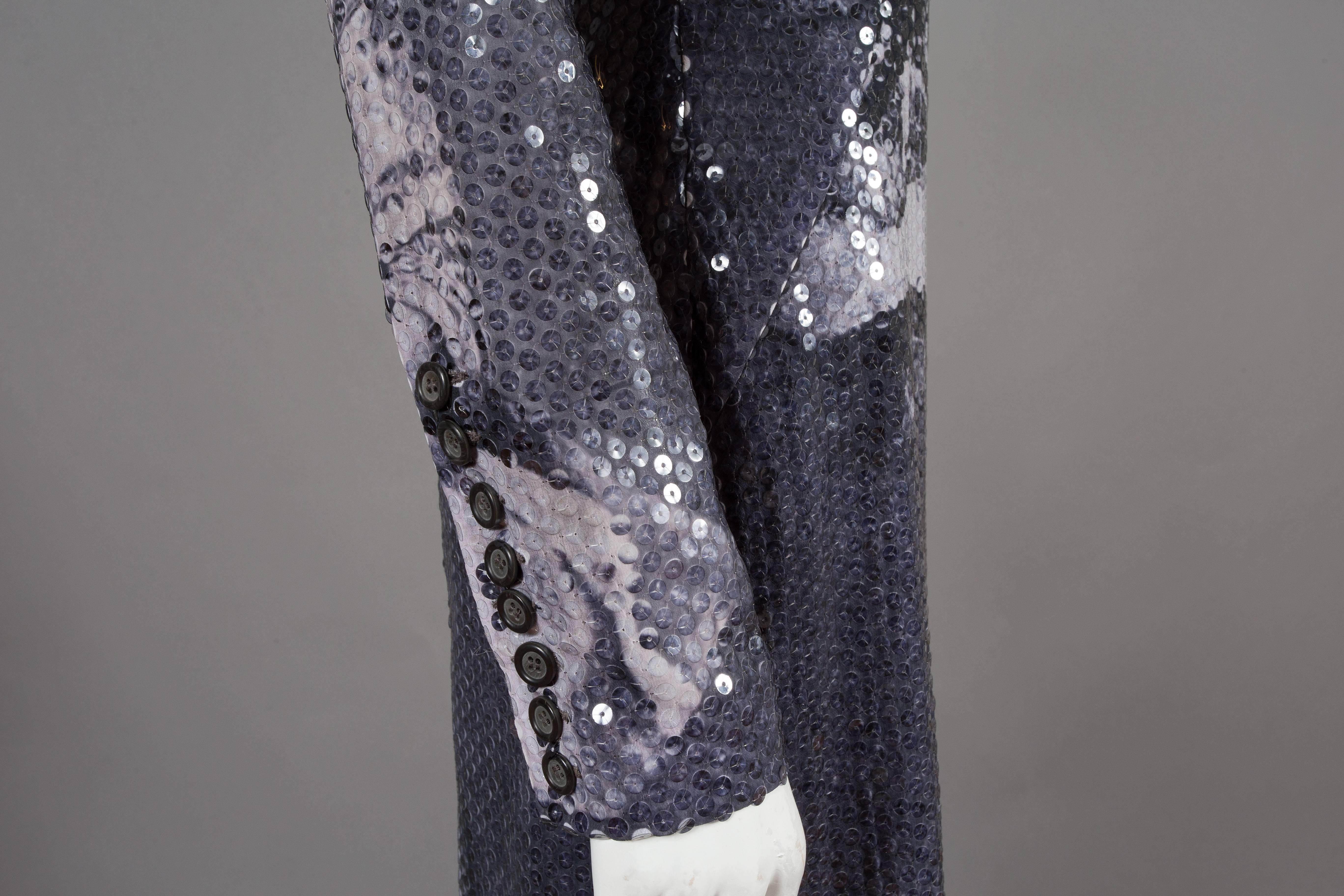 Alexander McQueen sequinned cheongsam-style evening dress, C. 1998 3