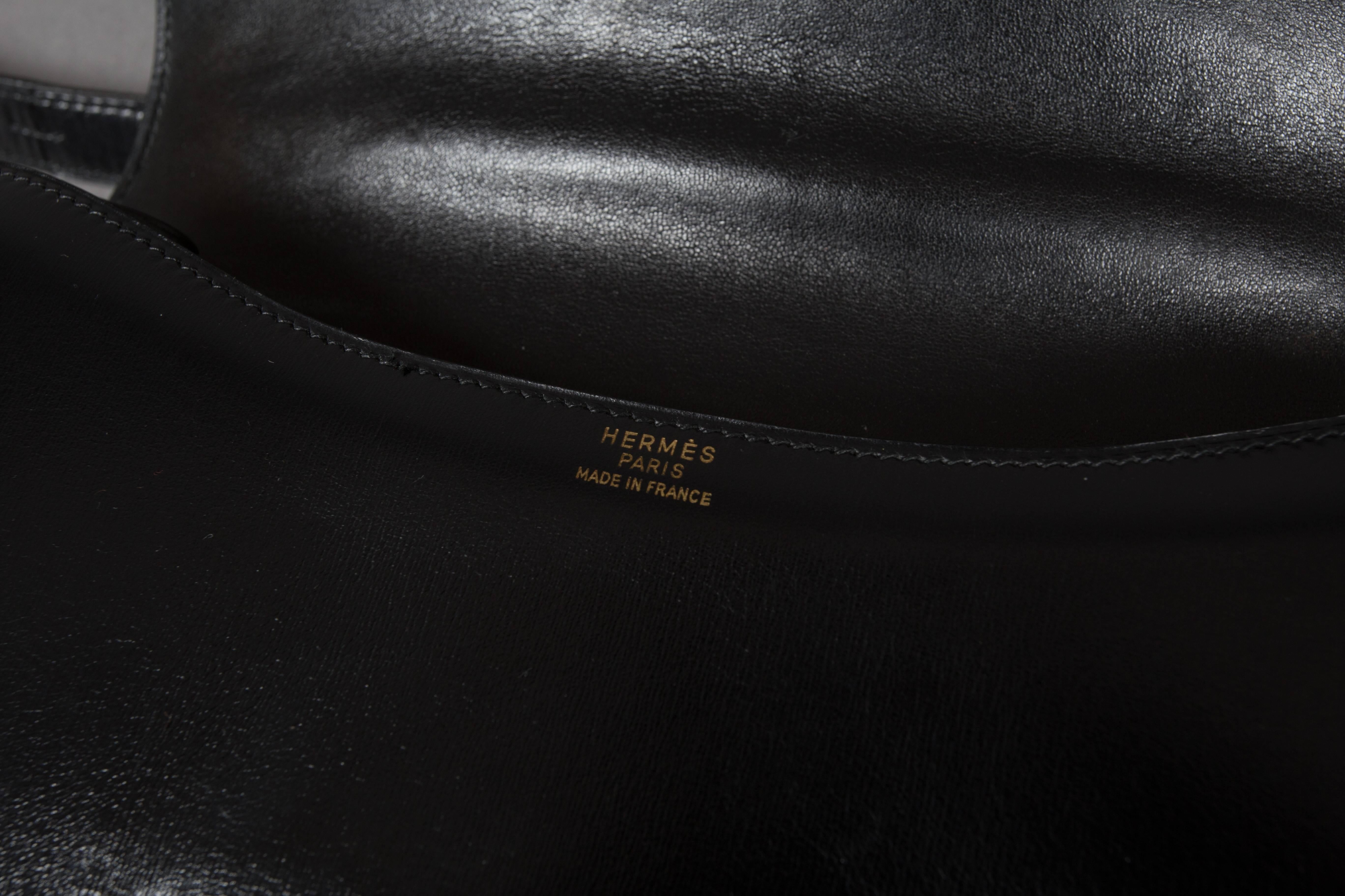 Hermes Constance Black H bag with gold hardware 23 cm 1