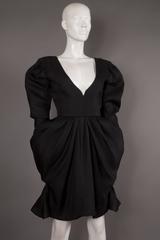 Yves Saint Laurent silk organza tulip dress, Circa 1993