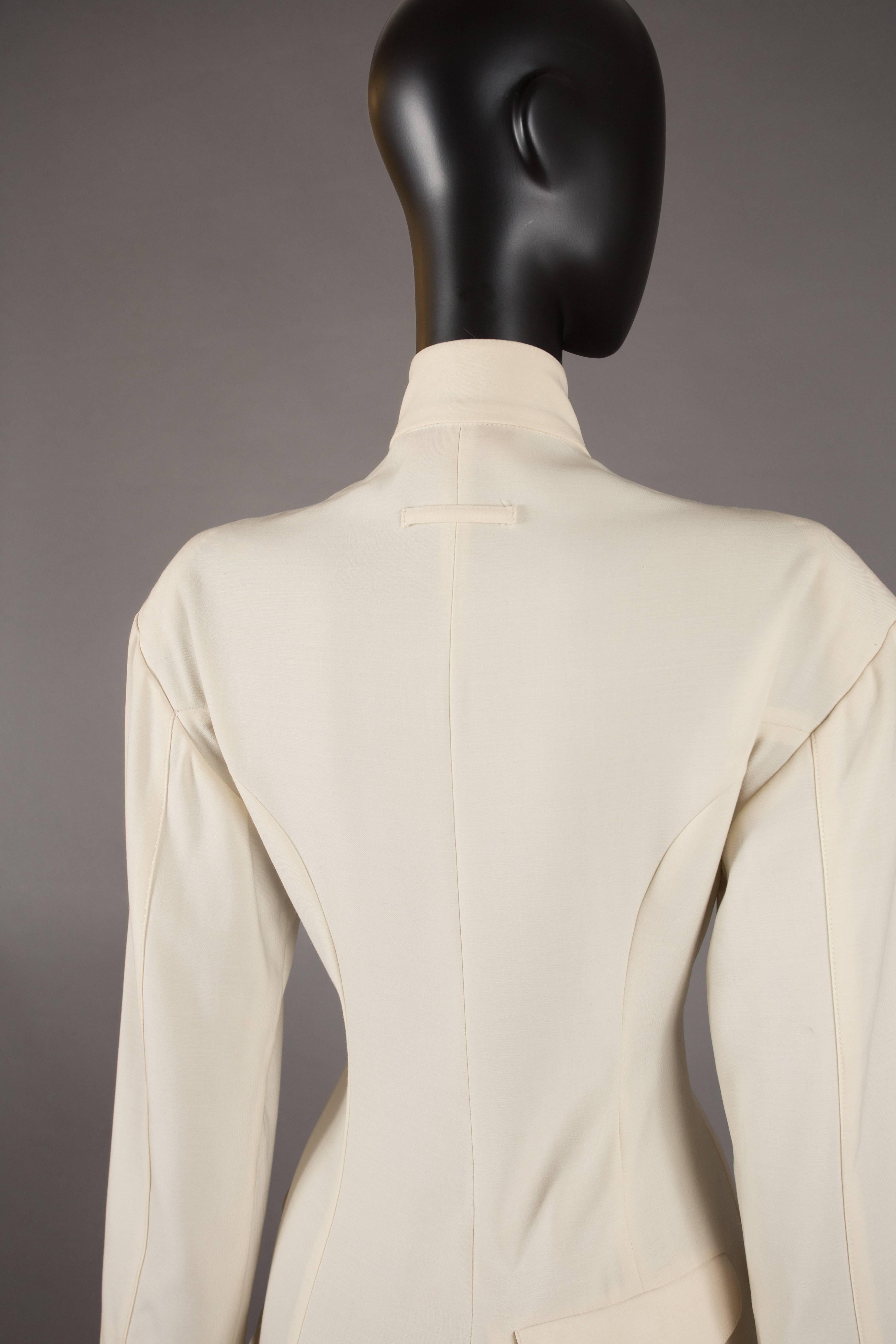 Jean Paul Gaultier ivory jodhpur jumpsuit, circa 1987 2