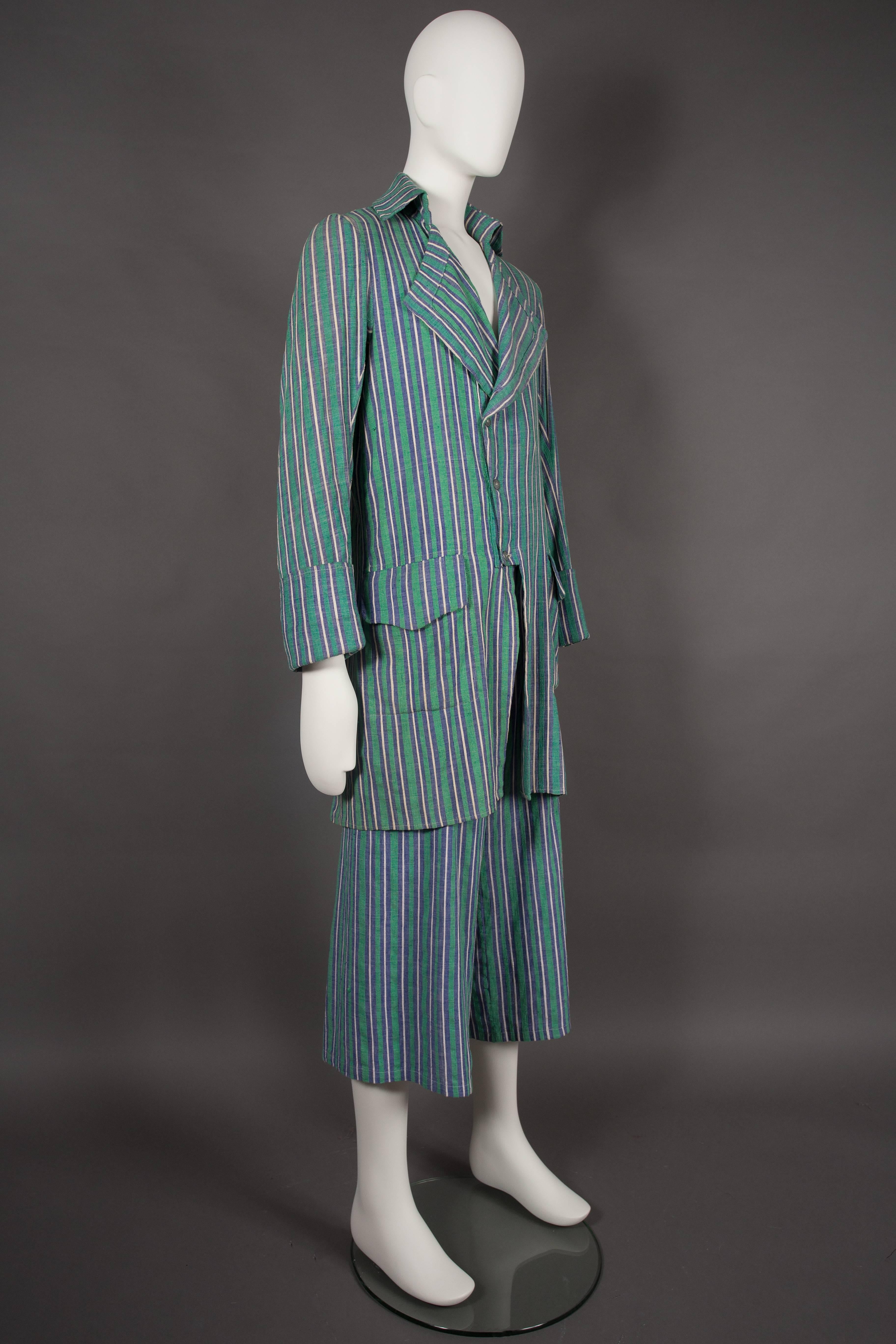 Worlds End mens pantsuit, pirate collection, circa 1981 For Sale at 1stDibs