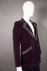 Mr Freedom velvet suit with rhinestone trim, circa 1969