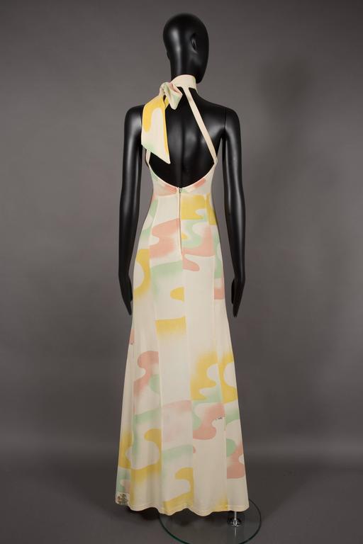 1960s Ossie Clark for Quorum Black Moss Crepe Top w Unusual Sleeves
