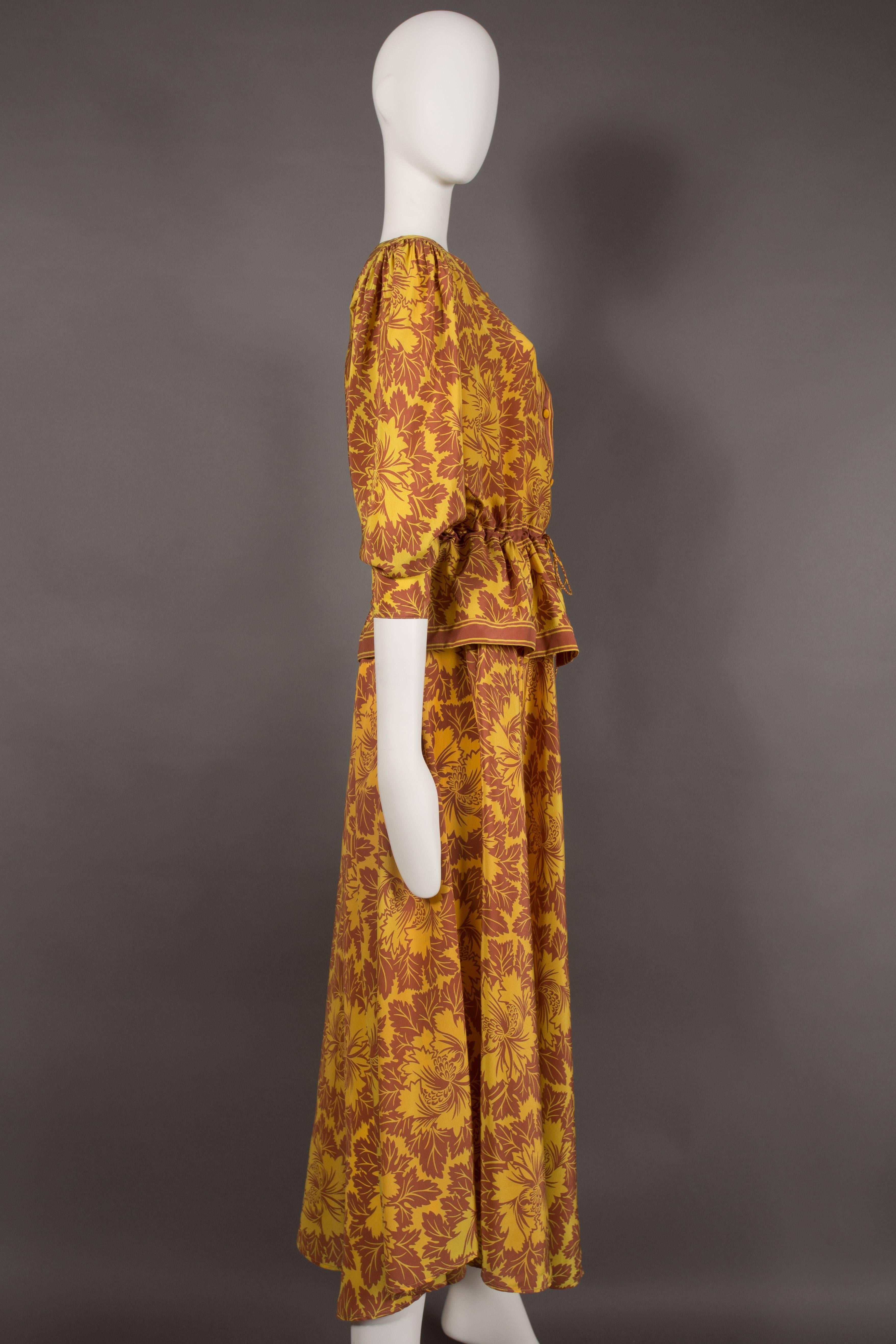 Janice Wainwright silk pantsuit, circa 1970 In Excellent Condition In London, GB