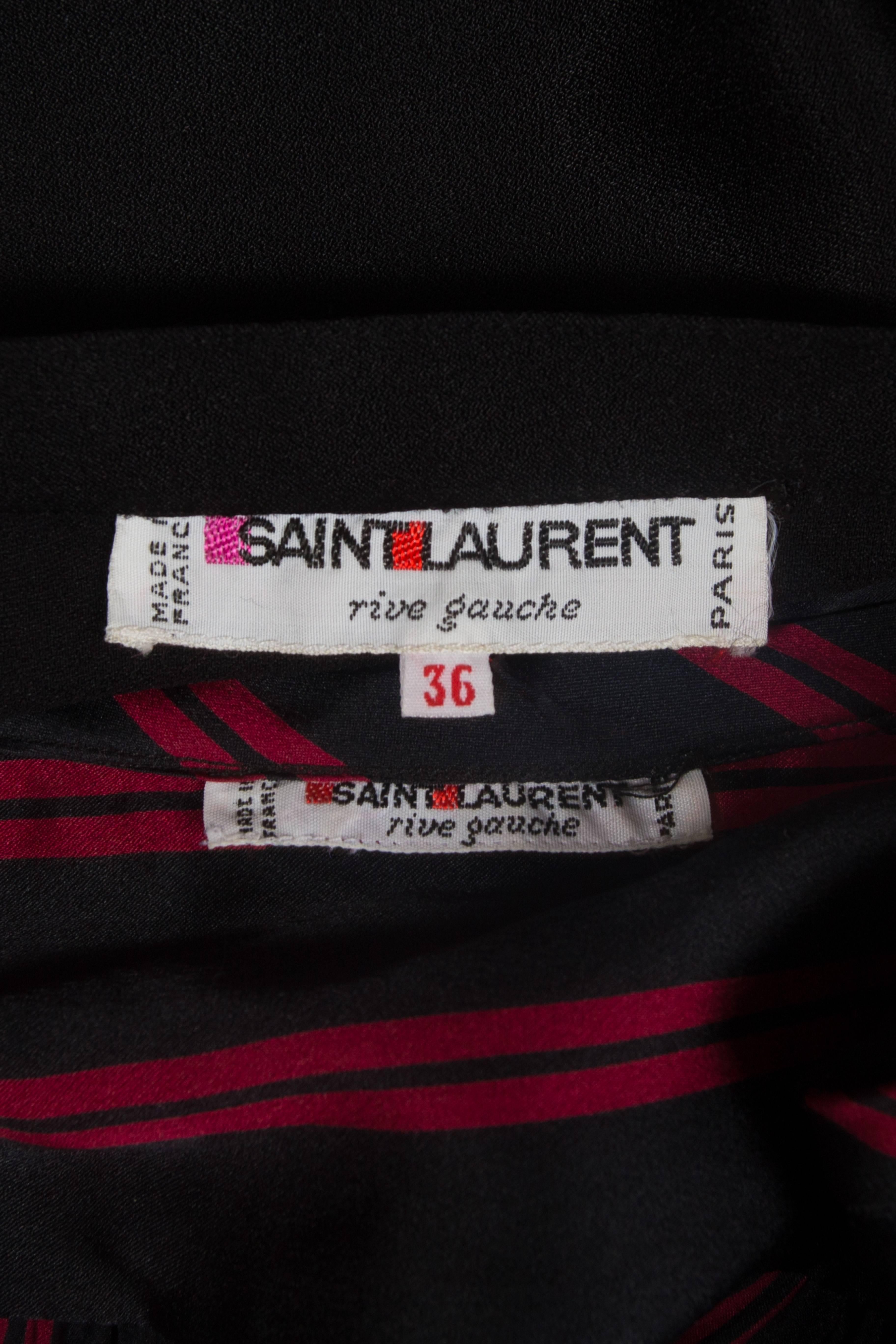 Yves Saint Laurent silk evening ensemble, circa 1970s 3
