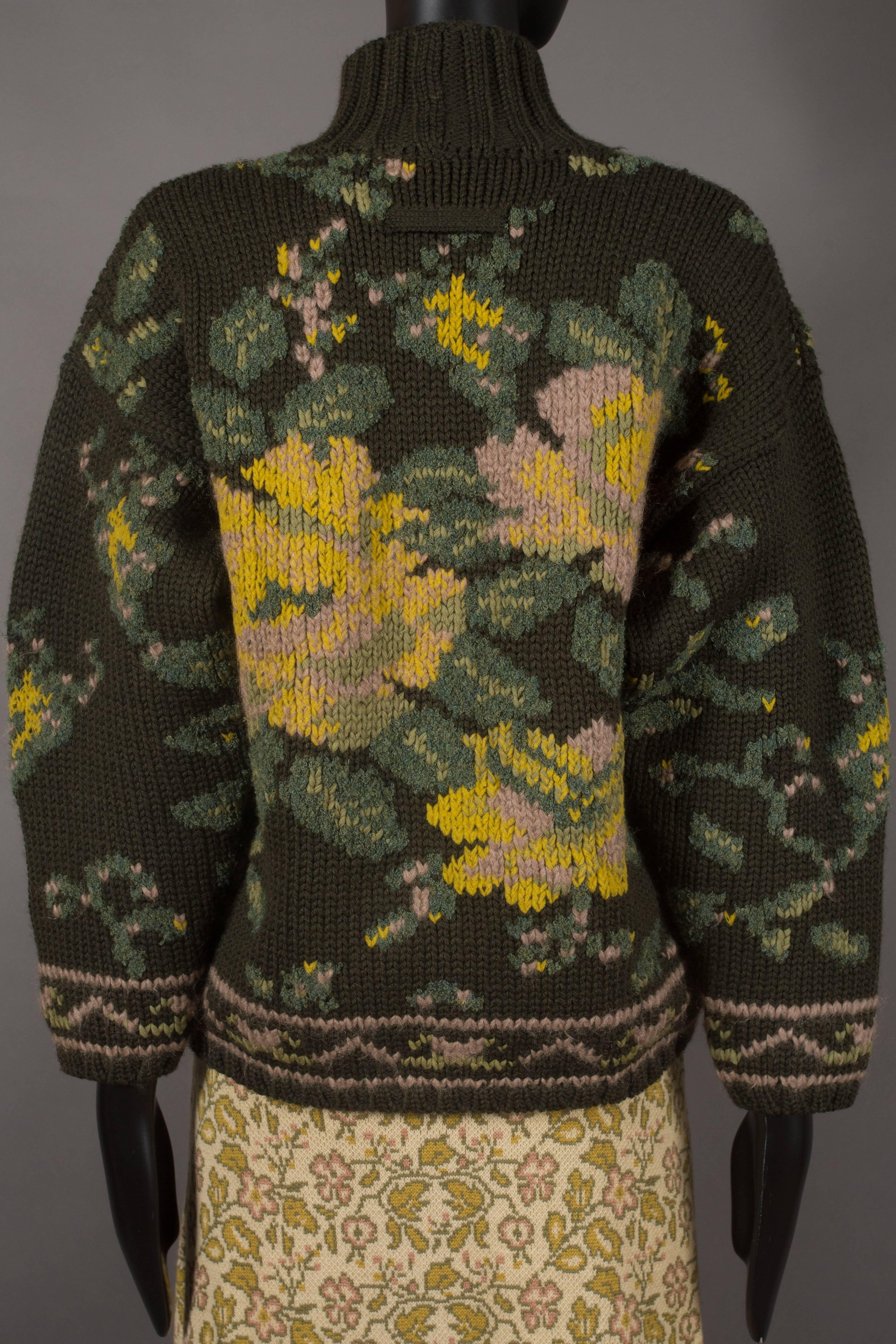 Jean Paul Gaultier knitted daytime ensemble, circa 1984 2