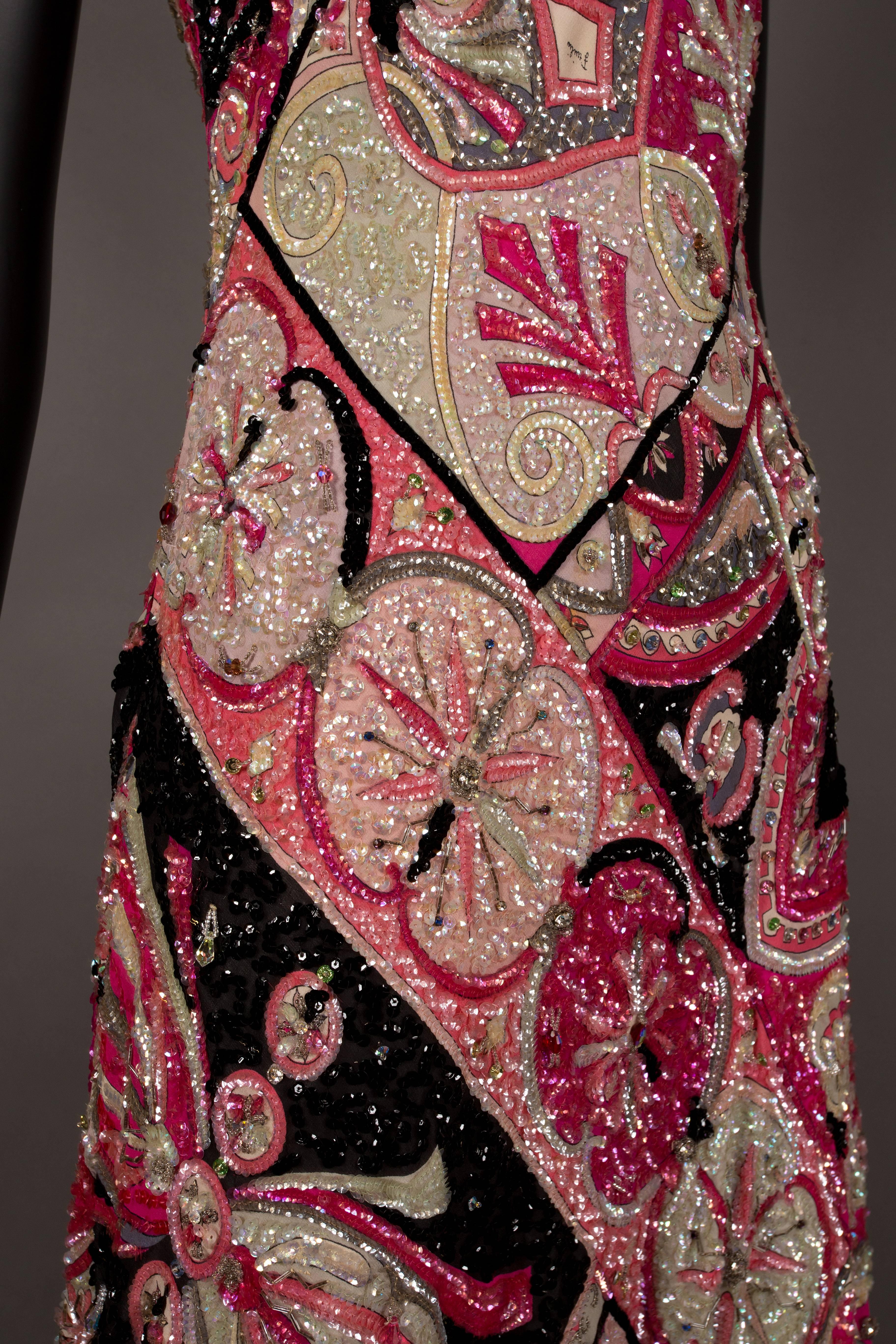 Emilio Pucci Haute Couture embellished harem jumpsuit, circa 1963 3