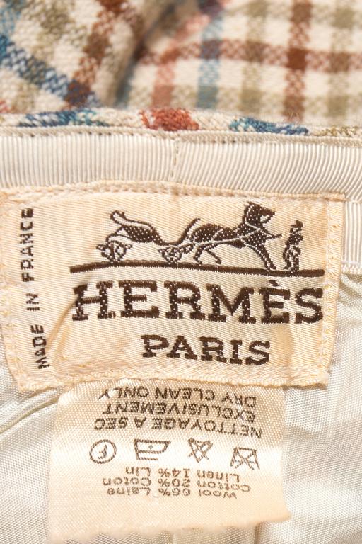 Hermes tweed flat cap, circa 1970s at 1stDibs | 1970s cap
