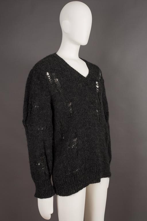 comme des garcons knit sweater