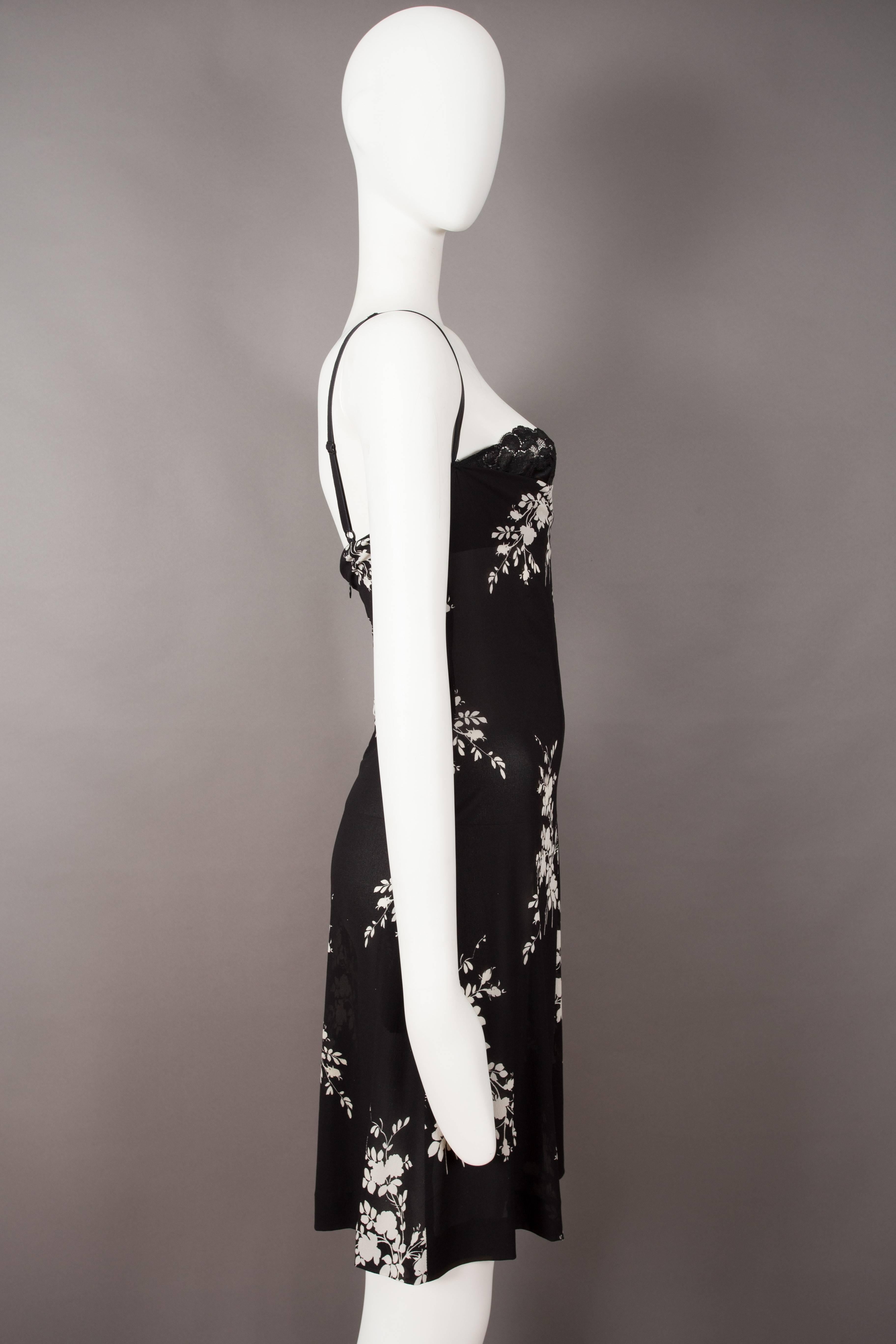 Dolce & Gabbana silk slip dress with internal bra, circa 1997 1