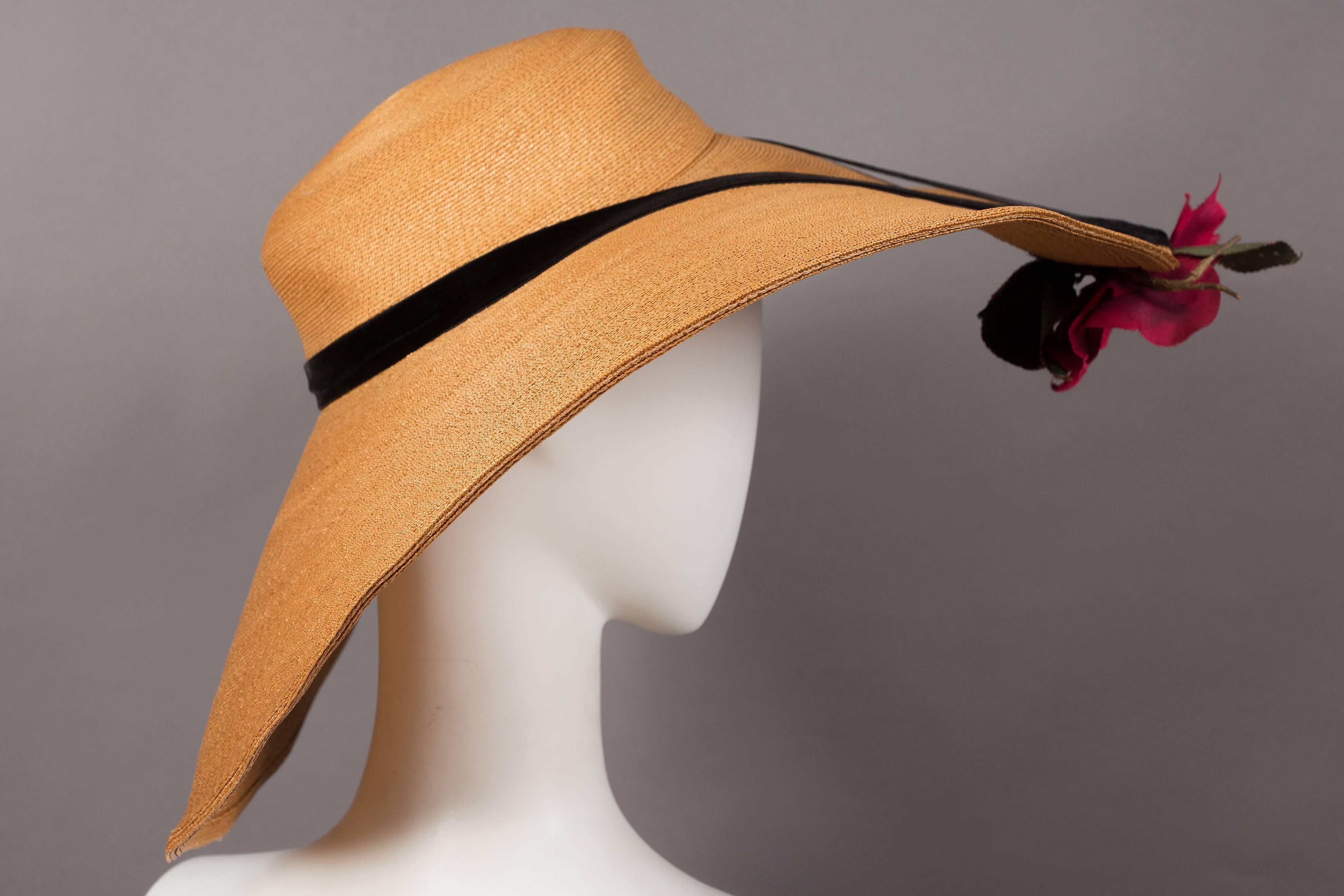 1940s sun hat