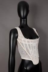 Corset ivoire de Vivienne Westwood, "collection de portraits", vers 1990
