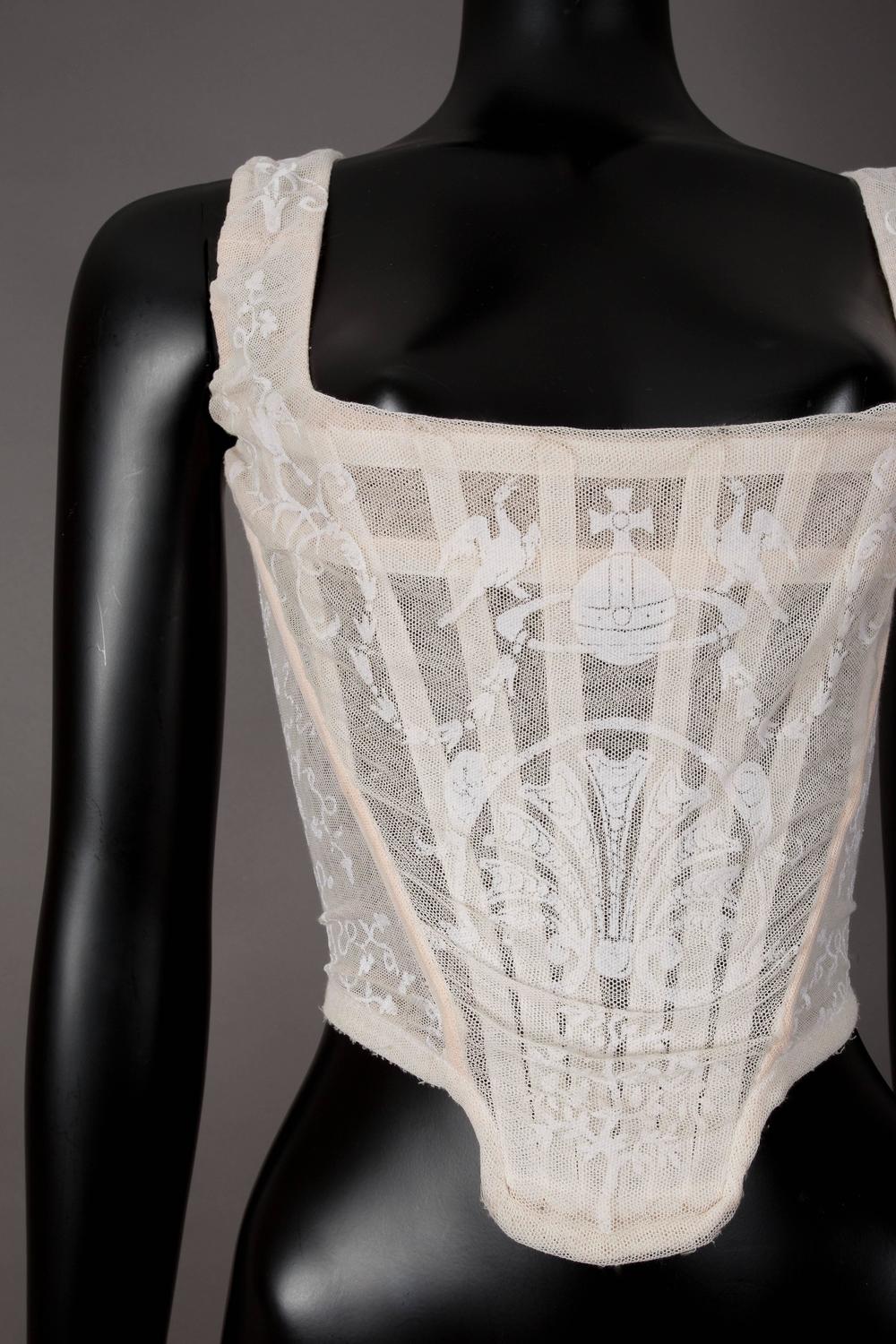 Vivienne Westwood ivory corset, 'portrait collection