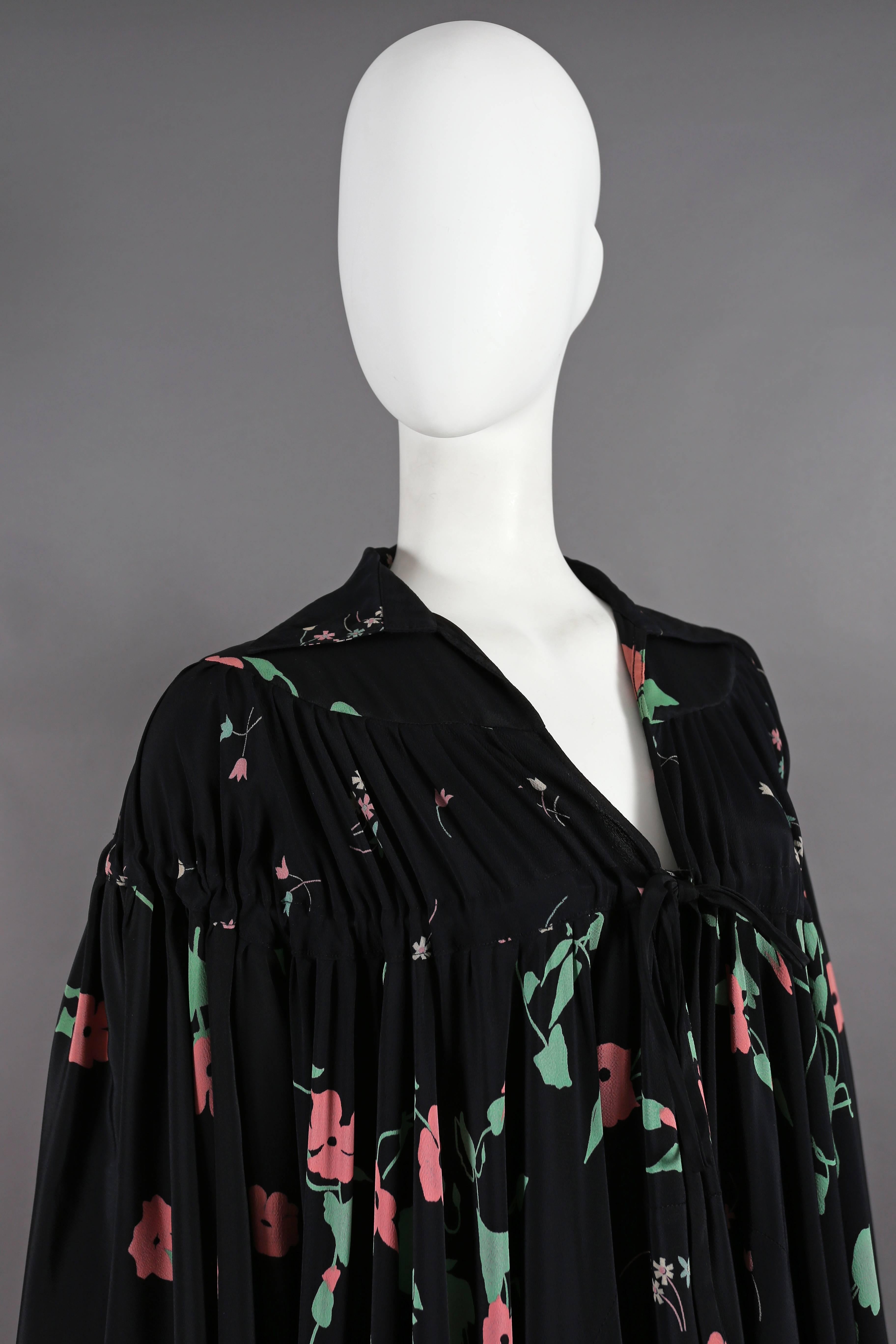 Women's Ossie Clark 'Busy Lizzie' Angel Dress With Celia Birtwell print, circa 1972