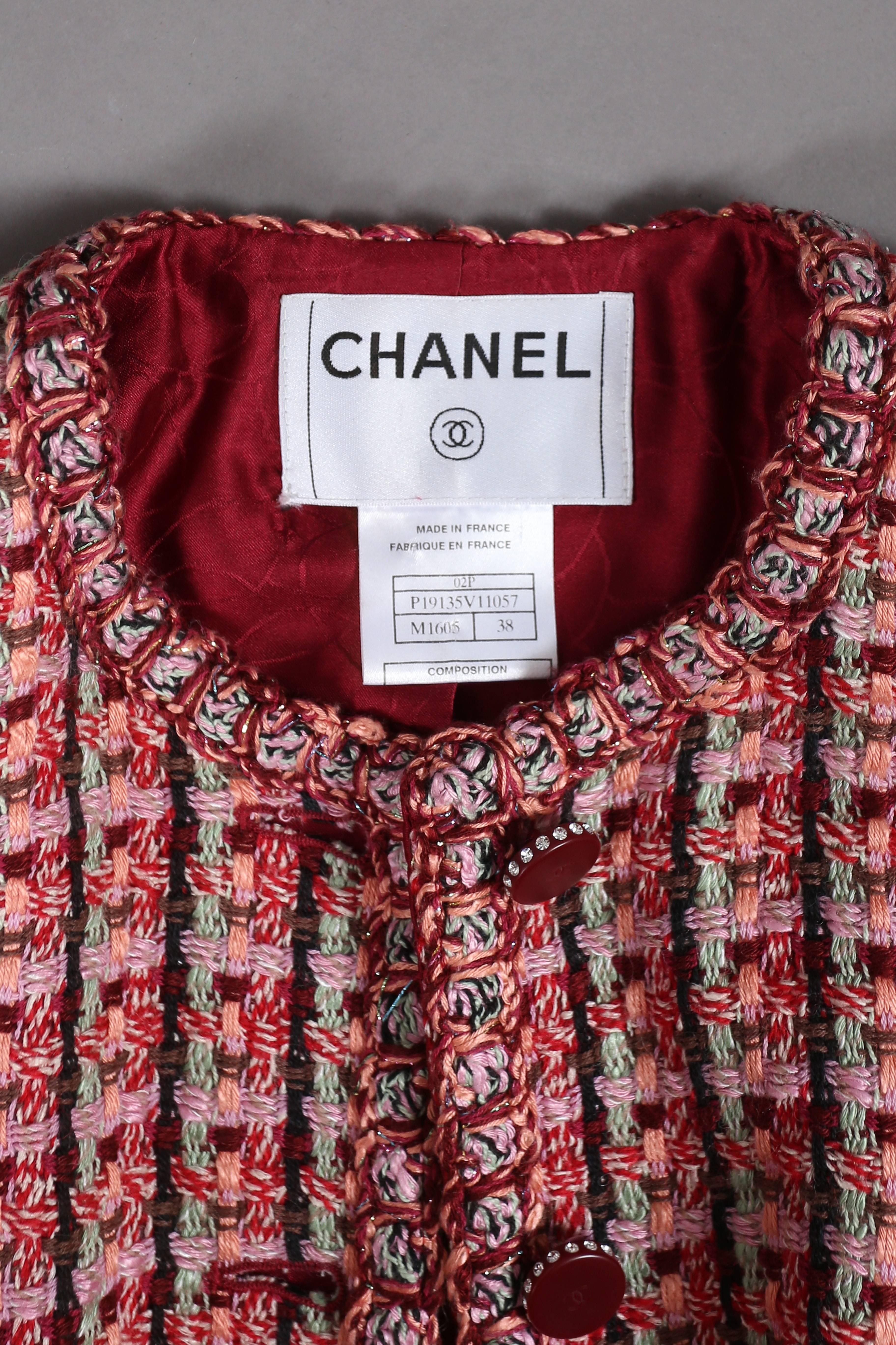 Chanel classic tweed jacket, circa 2002 2