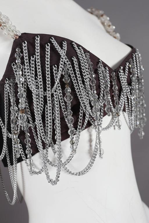 Women's Dolce & Gabbana beaded chain bralette, circa 1991 For Sale