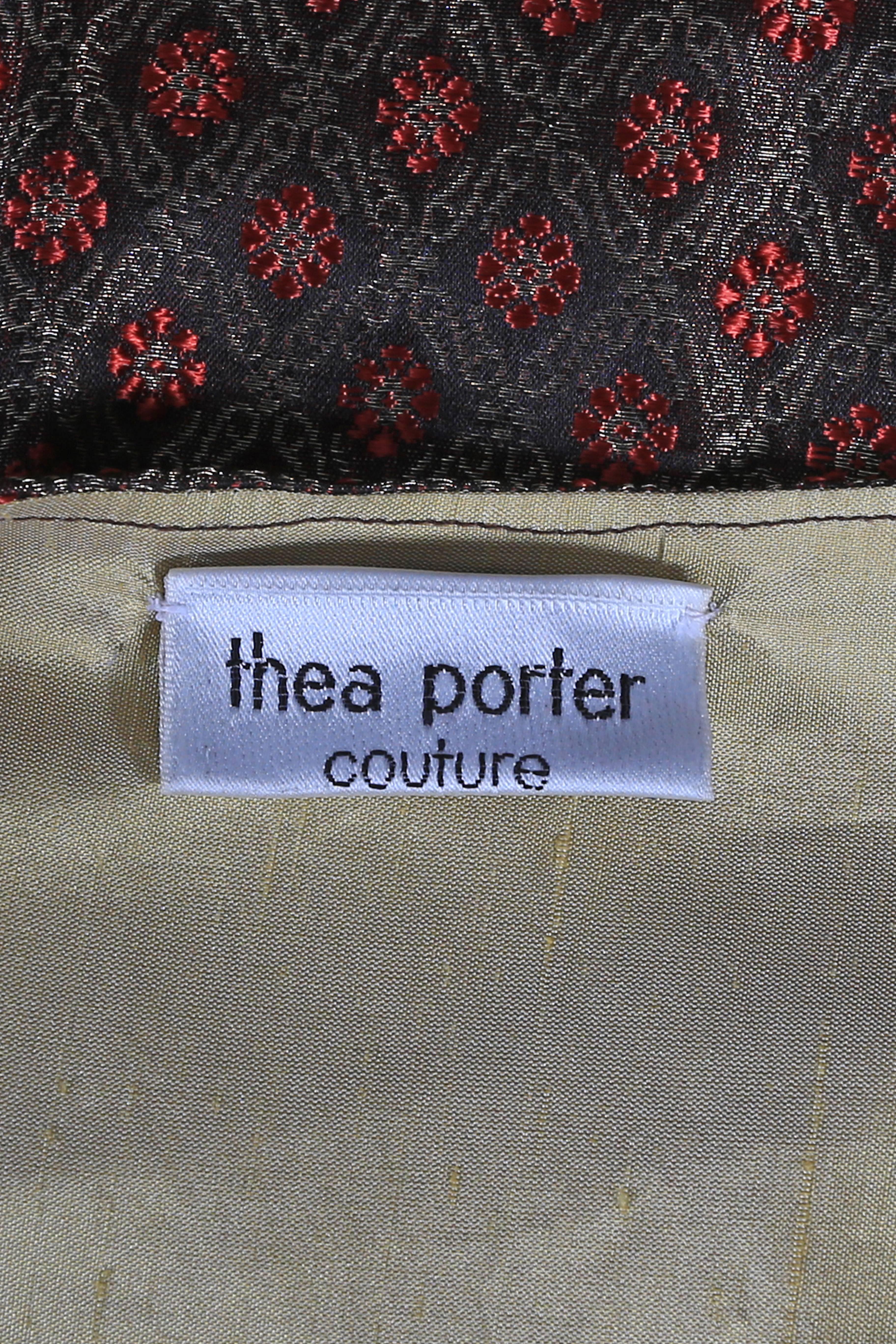 Thea Porter Couture brocade evening caftan, circa 1970s 3