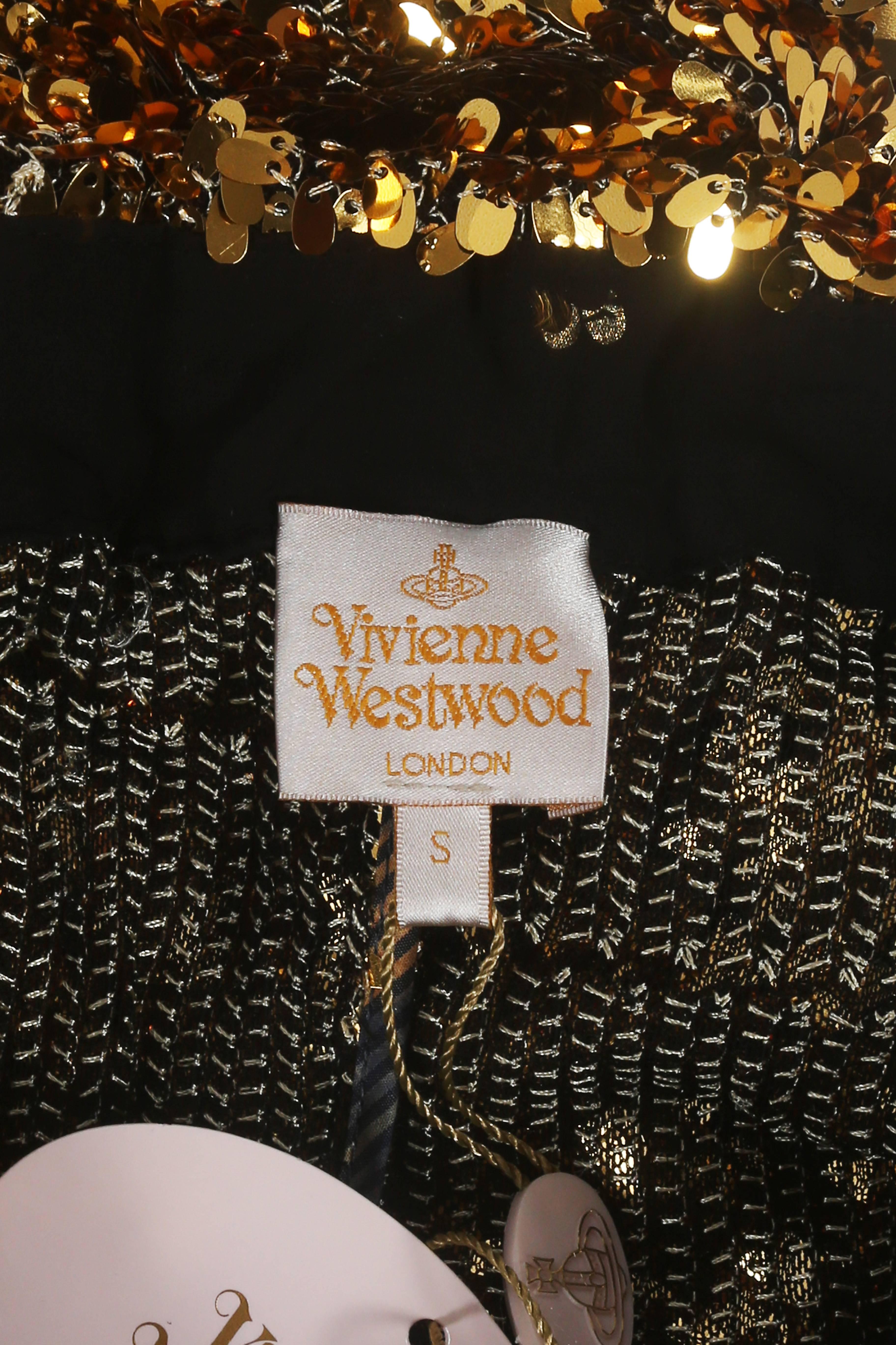 Vivienne Westwood gold sequinned evening pants, circa 2011 3