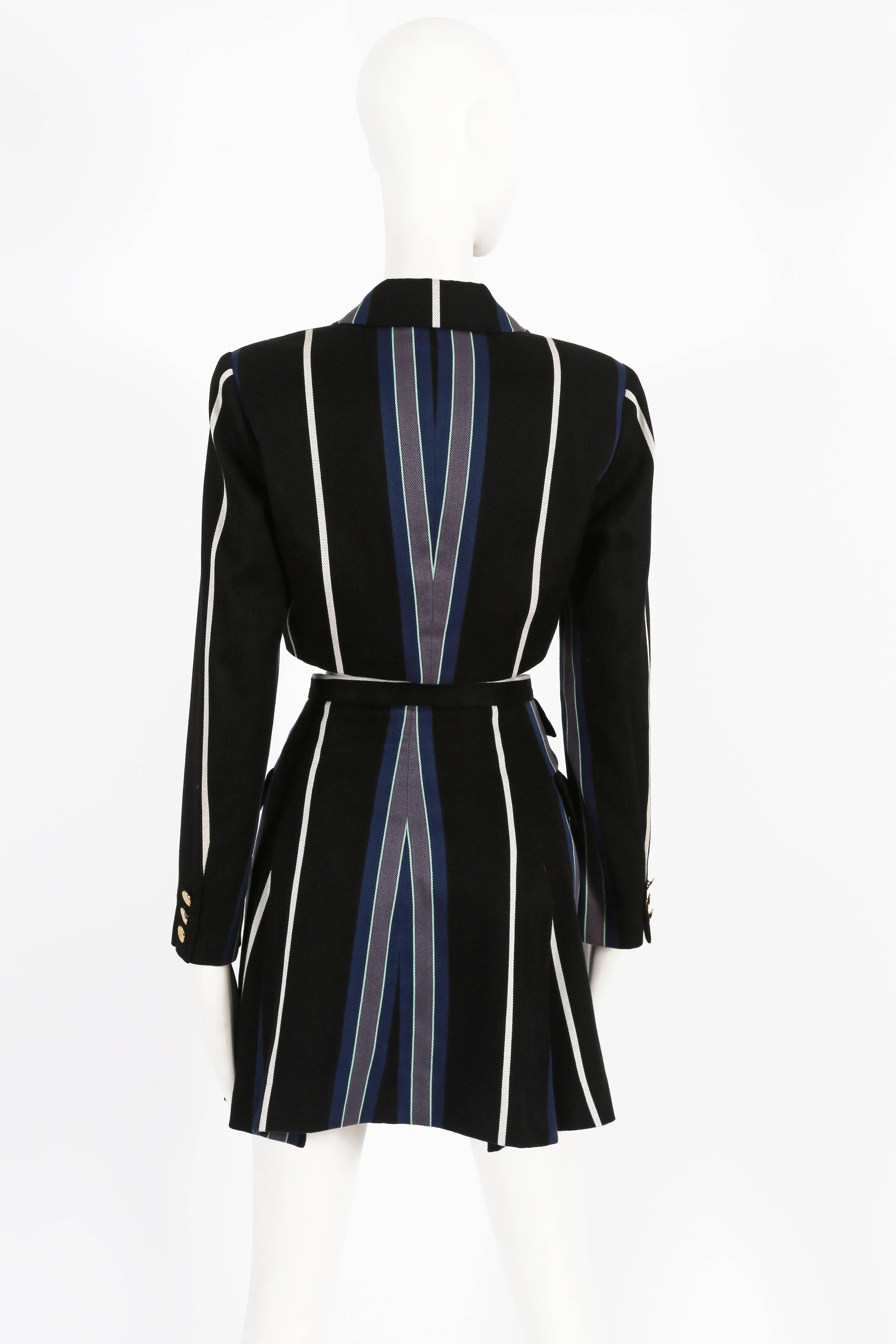 Vivienne Westwood tweed striped skirt suit, circa 1995 1