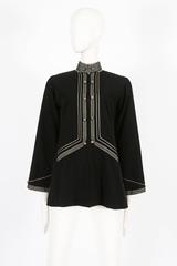 Bestickte Abendjacke aus Wolle von Thea Porter, ca. 1960er Jahre