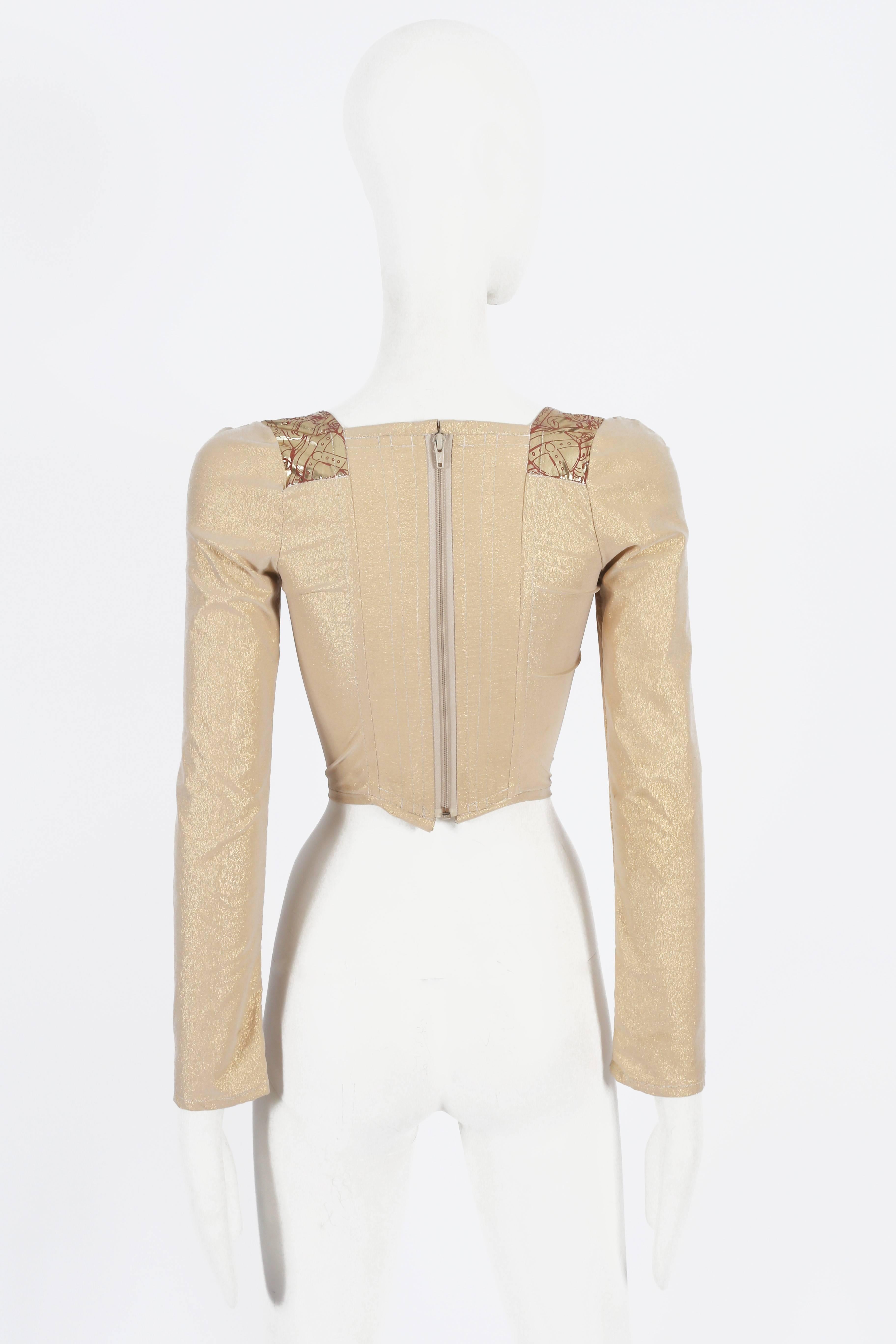 Beige Vivienne Westwood 'Portrait Collection' corset, circa 1990