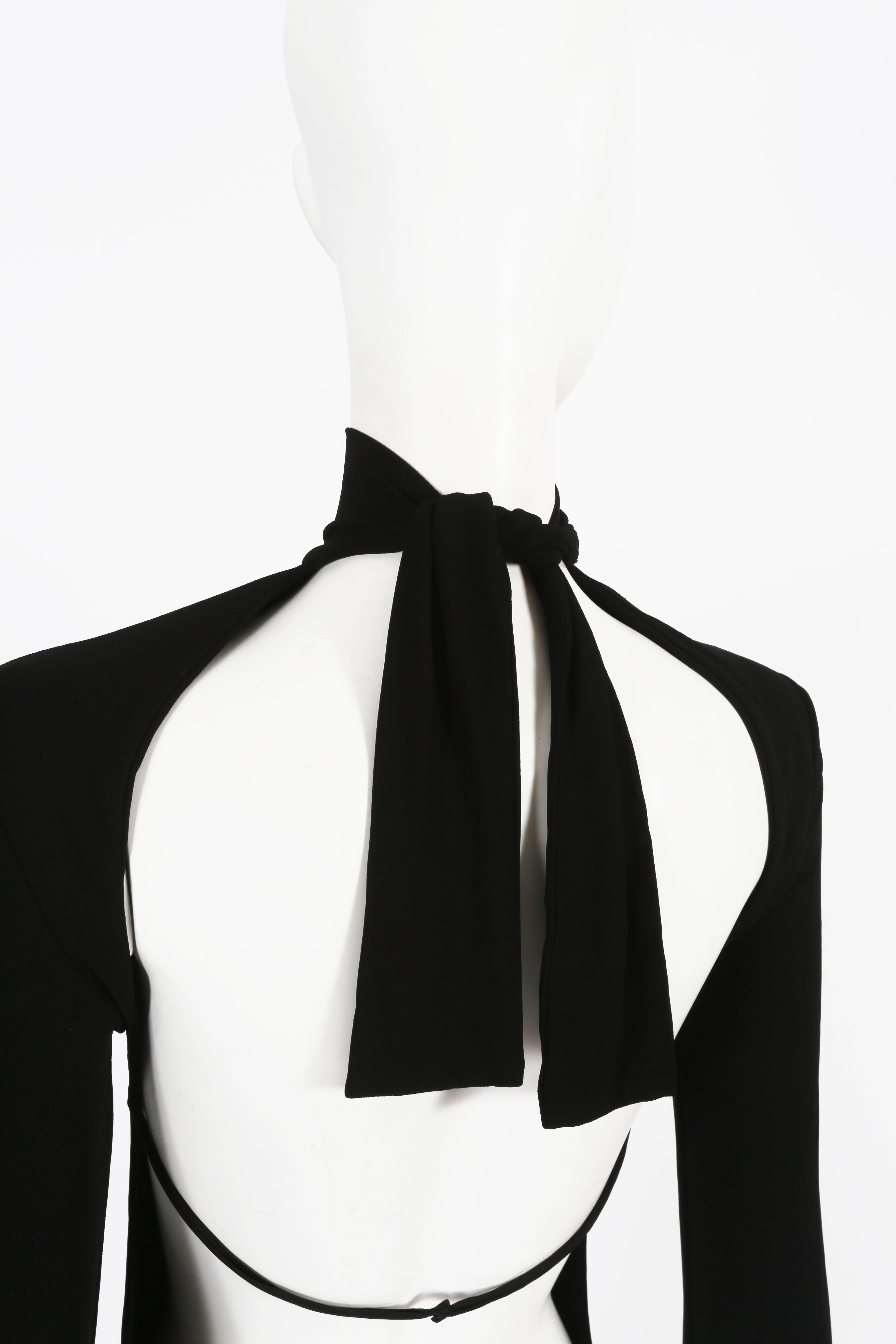 Dolce & Gabbana black bodycon low-back dress, circa 1990s 1