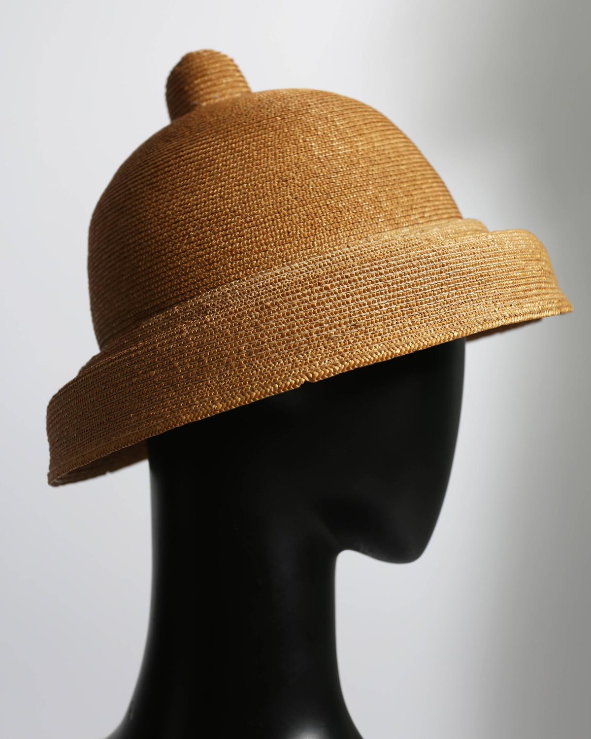 Vivienne Westwood 'Mini-Crini' straw bowler hat, circa 1985 For Sale at ...