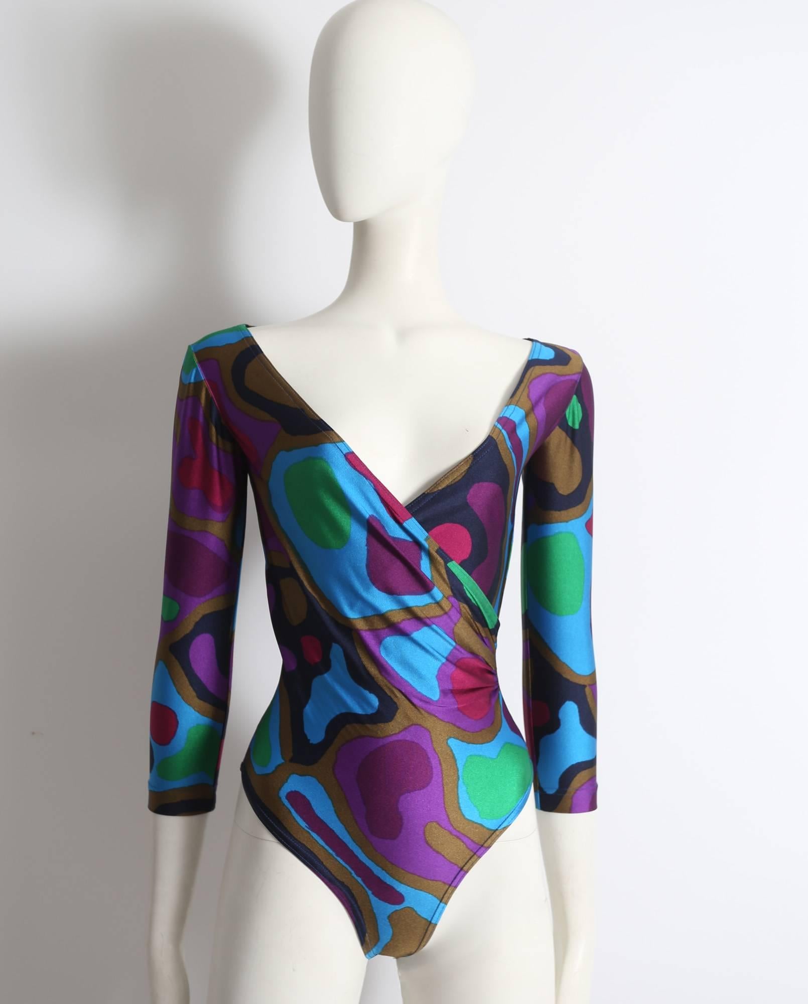 Ungaro body and leggings ensemble, circa 1980s In Excellent Condition In London, GB