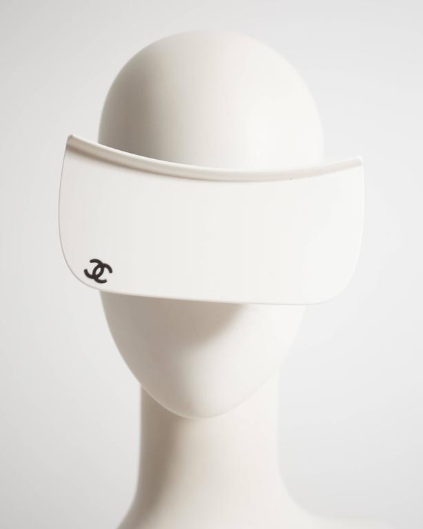 chanel visor sunglasses