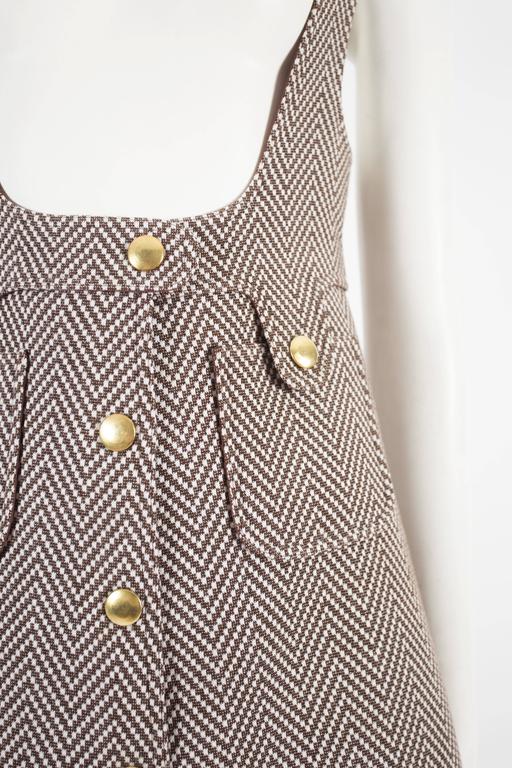 pinafore dress tweed