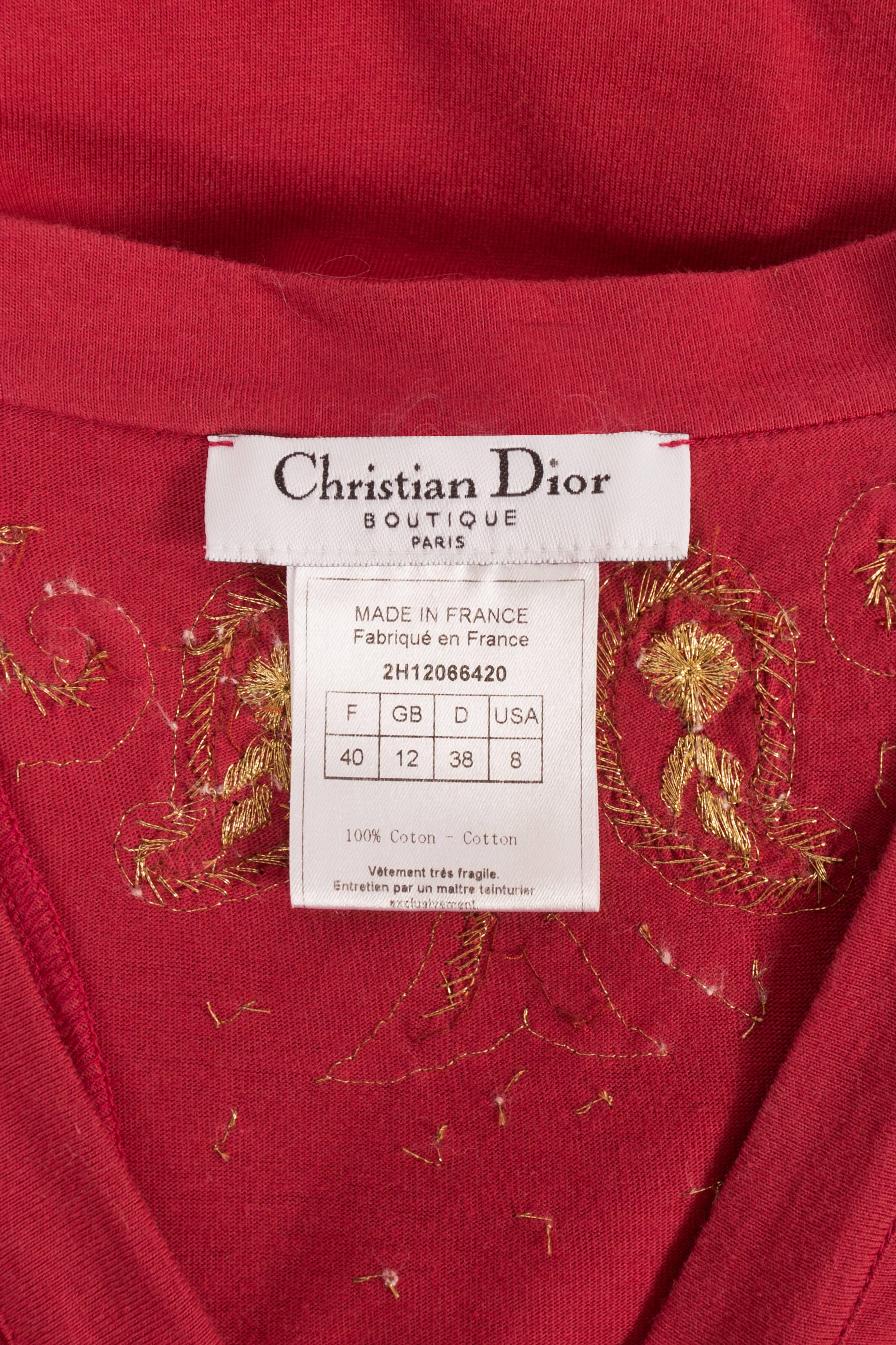 Christian Dior by John Galliano drawstring jersey mini dress, circa 2002 1