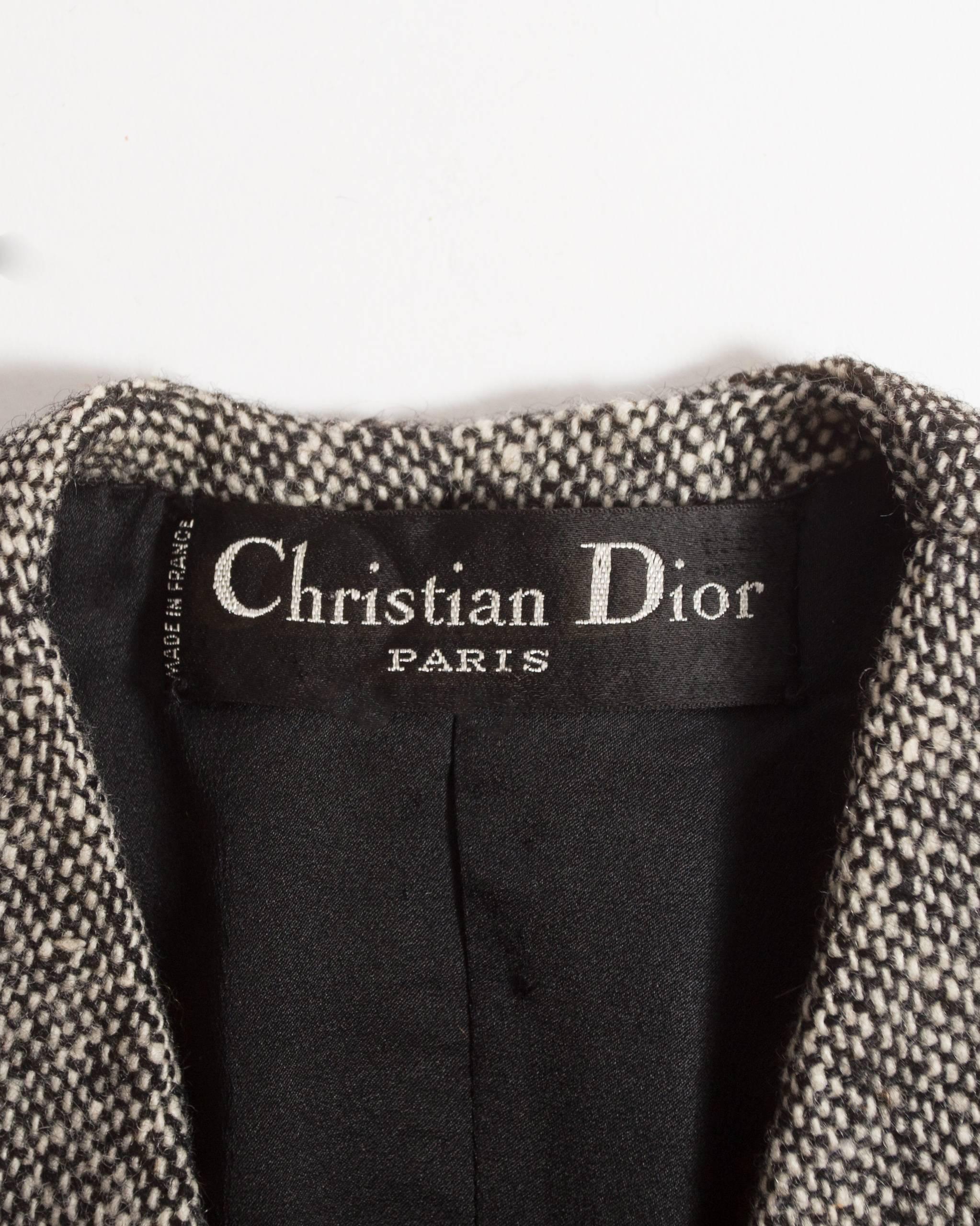 christian dior tweed jacket