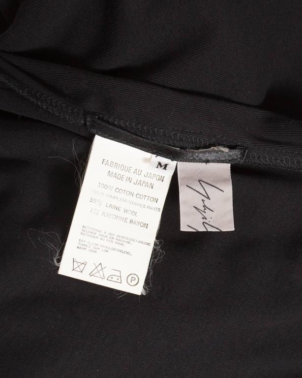 Yohji Yamamoto black ruffled swing dress, circa 1999 For Sale at 1stDibs
