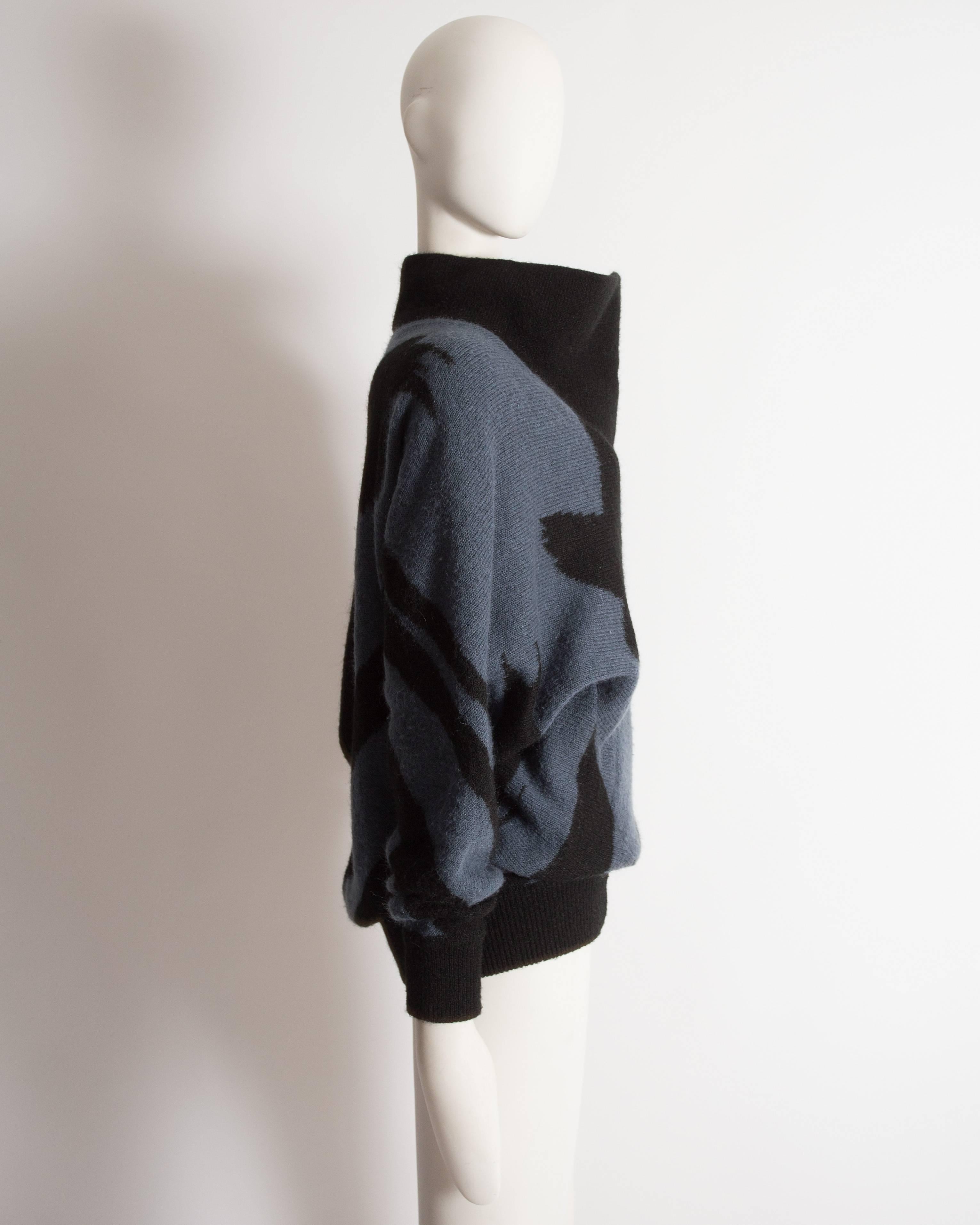 Issey Miyake oversized wool sweater, circa 1980 In Good Condition In London, GB