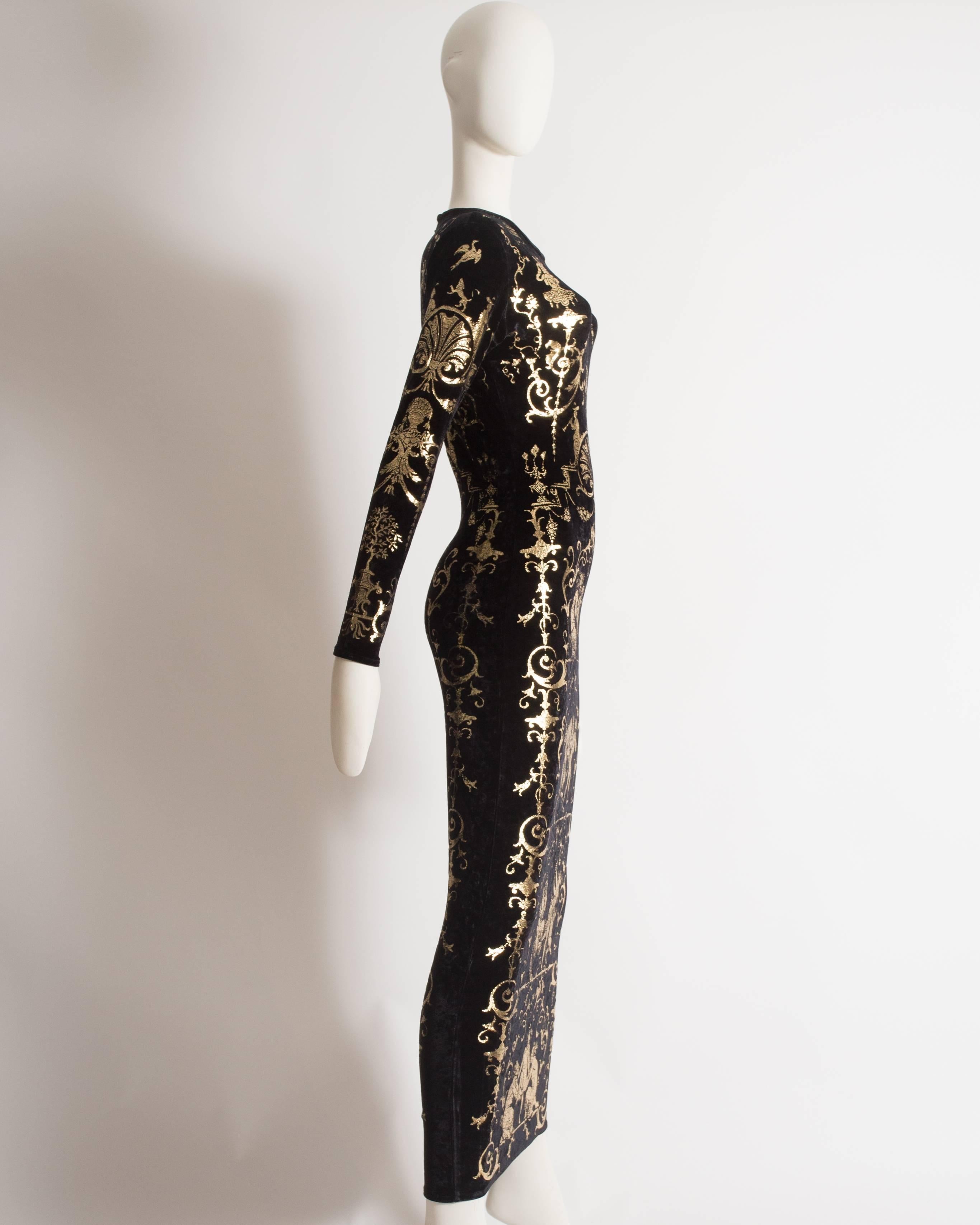 Black Vivienne Westwood 'Portrait Collection' Sheath Dress, Circa 1990