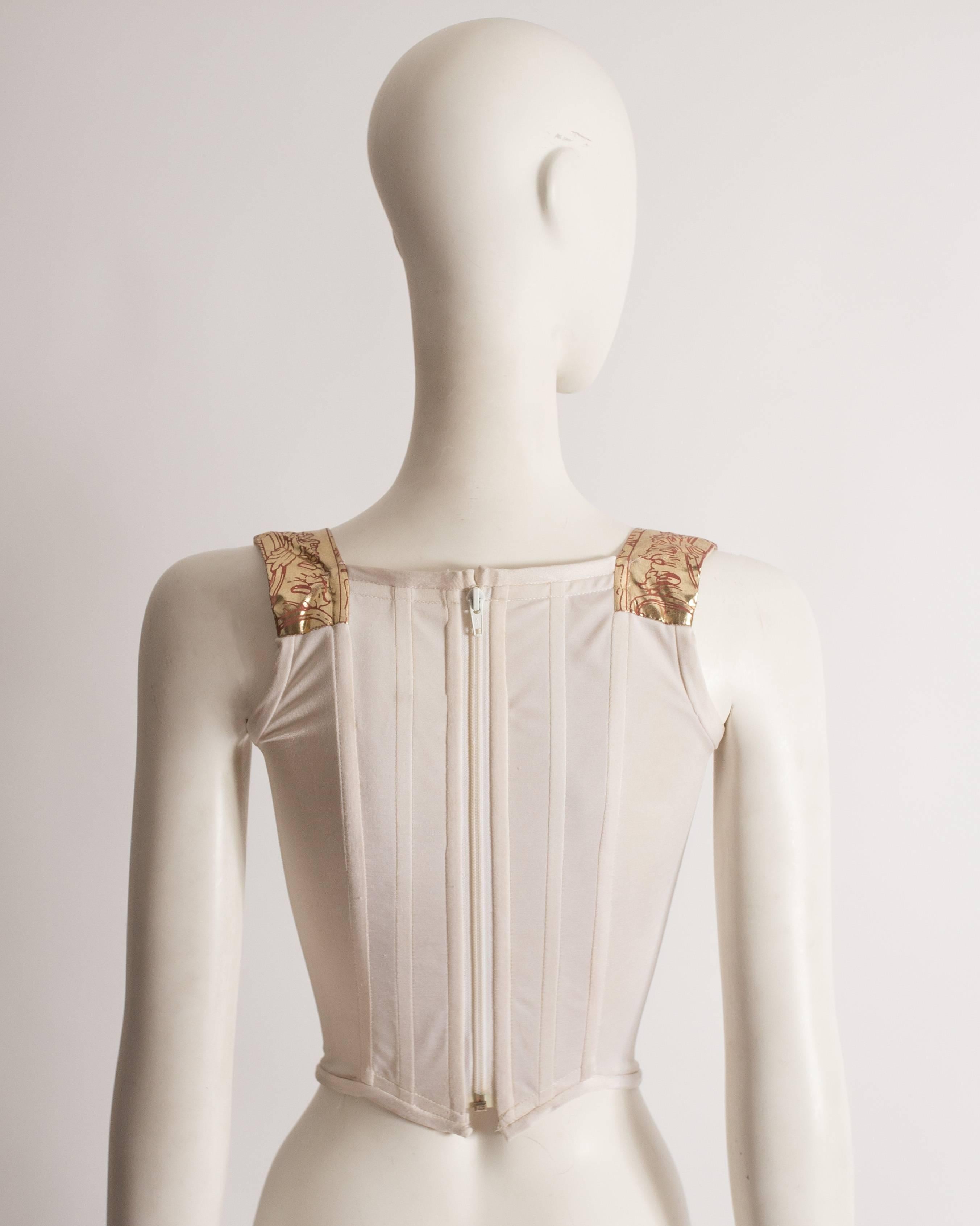 Brown Vivienne Westwood 'Portrait Collection' corset, circa 1990