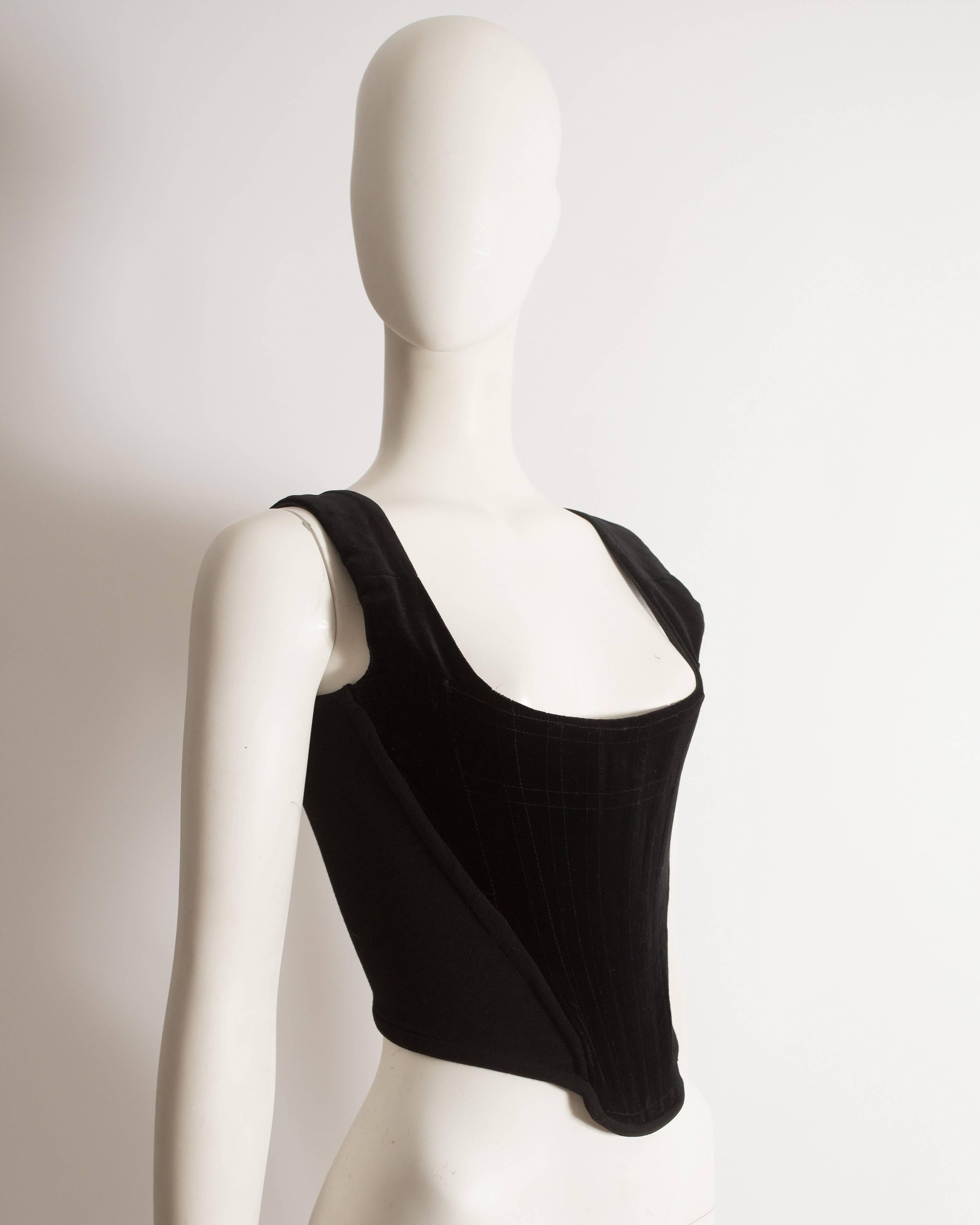 vivienne westwood velvet corset
