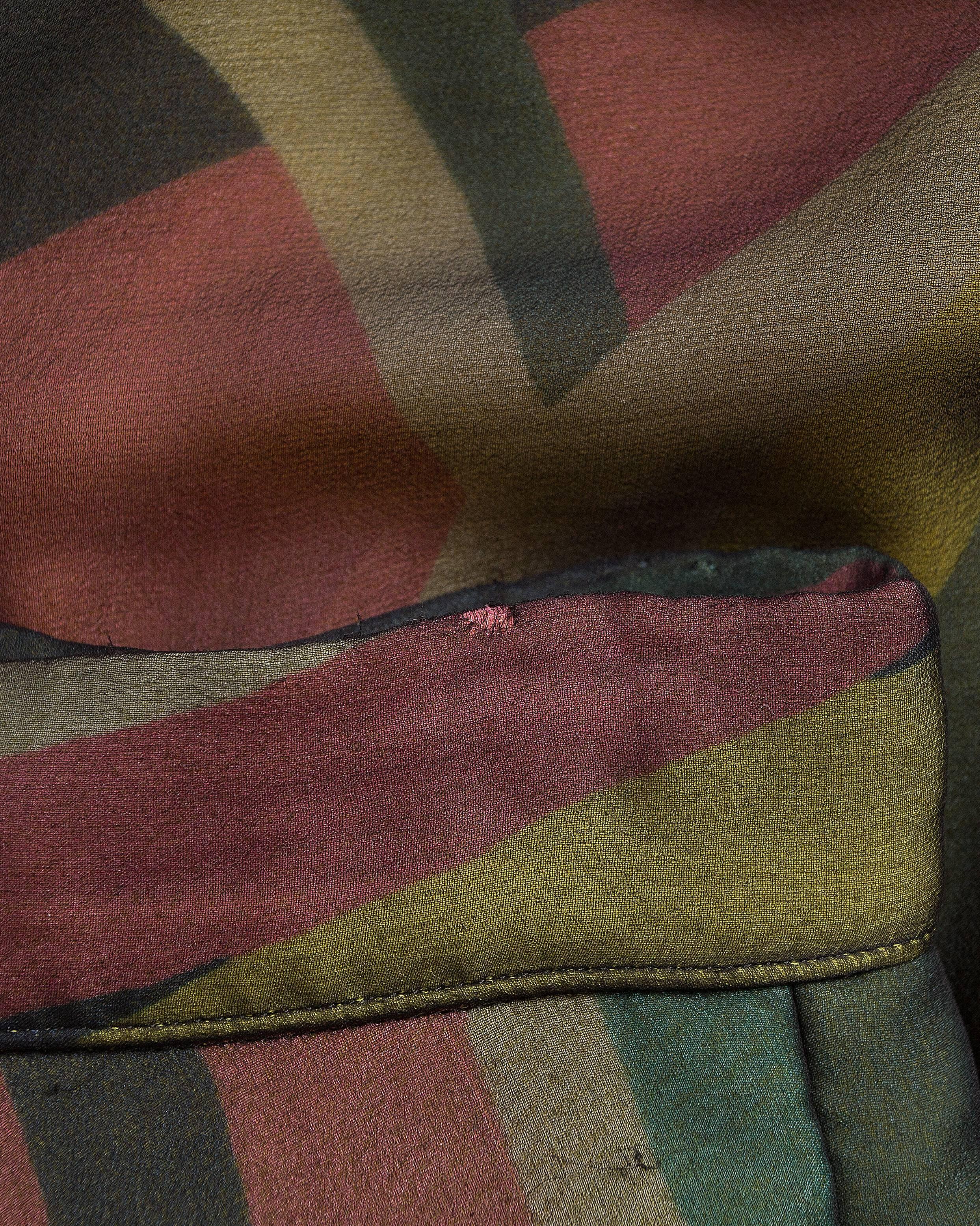 Yohji Yamamoto silk chiffon evening skirt,  AW 2005 5