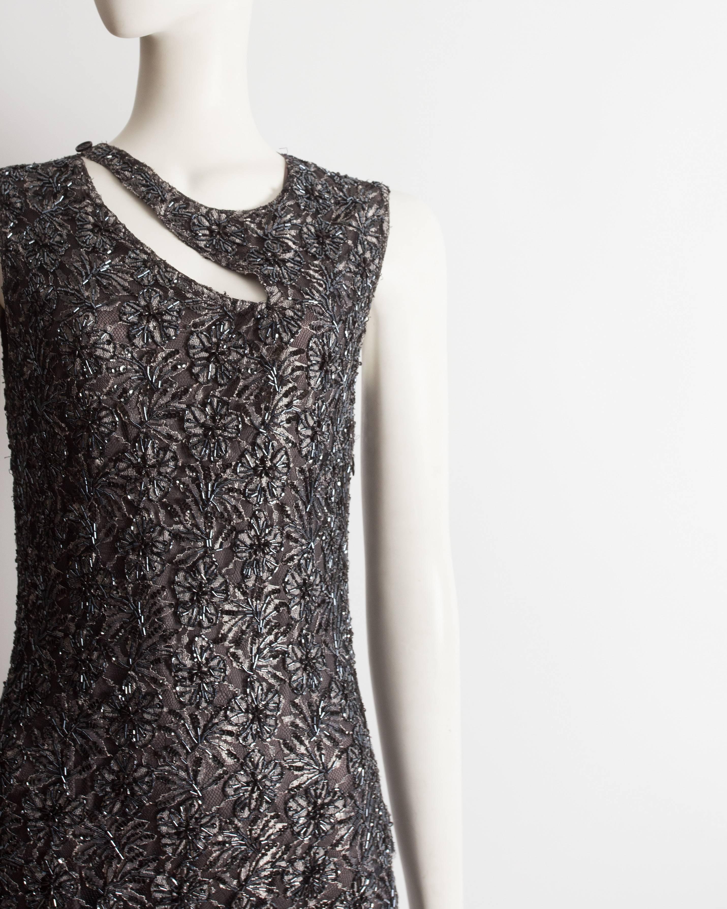cable and gauge sequin dress