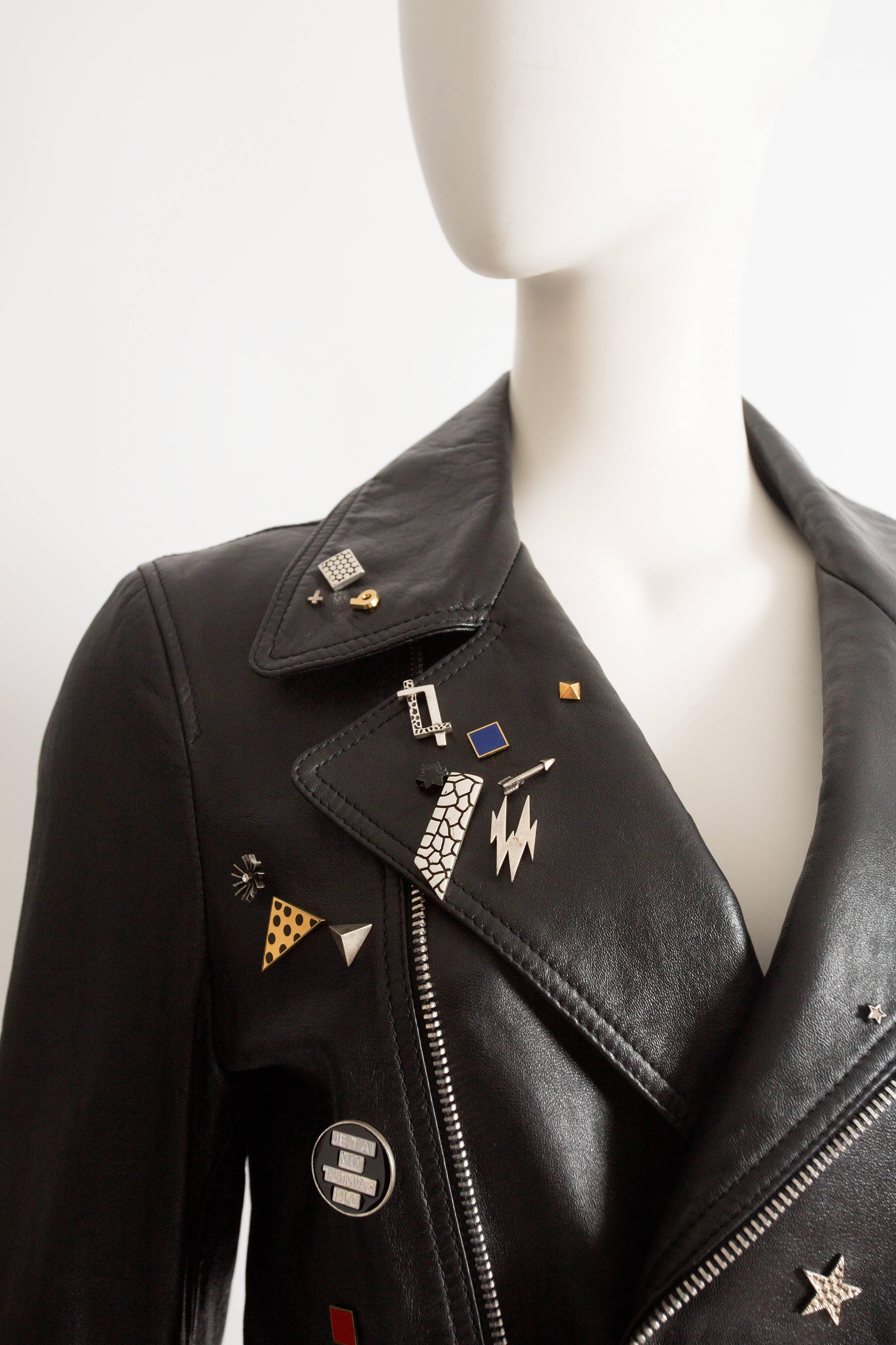 hedi slimane leather jacket