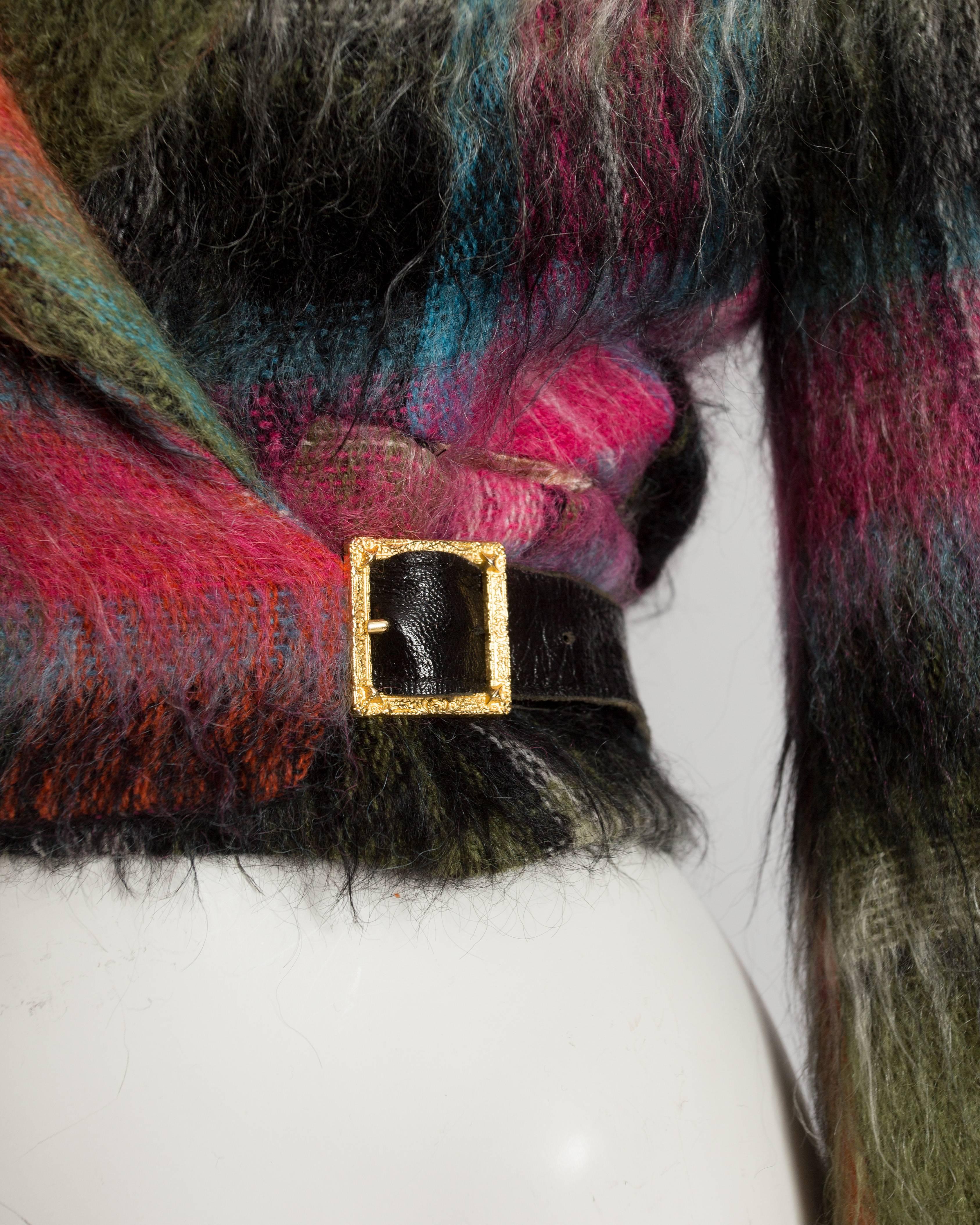 vivienne westwood cropped jacket red tartan