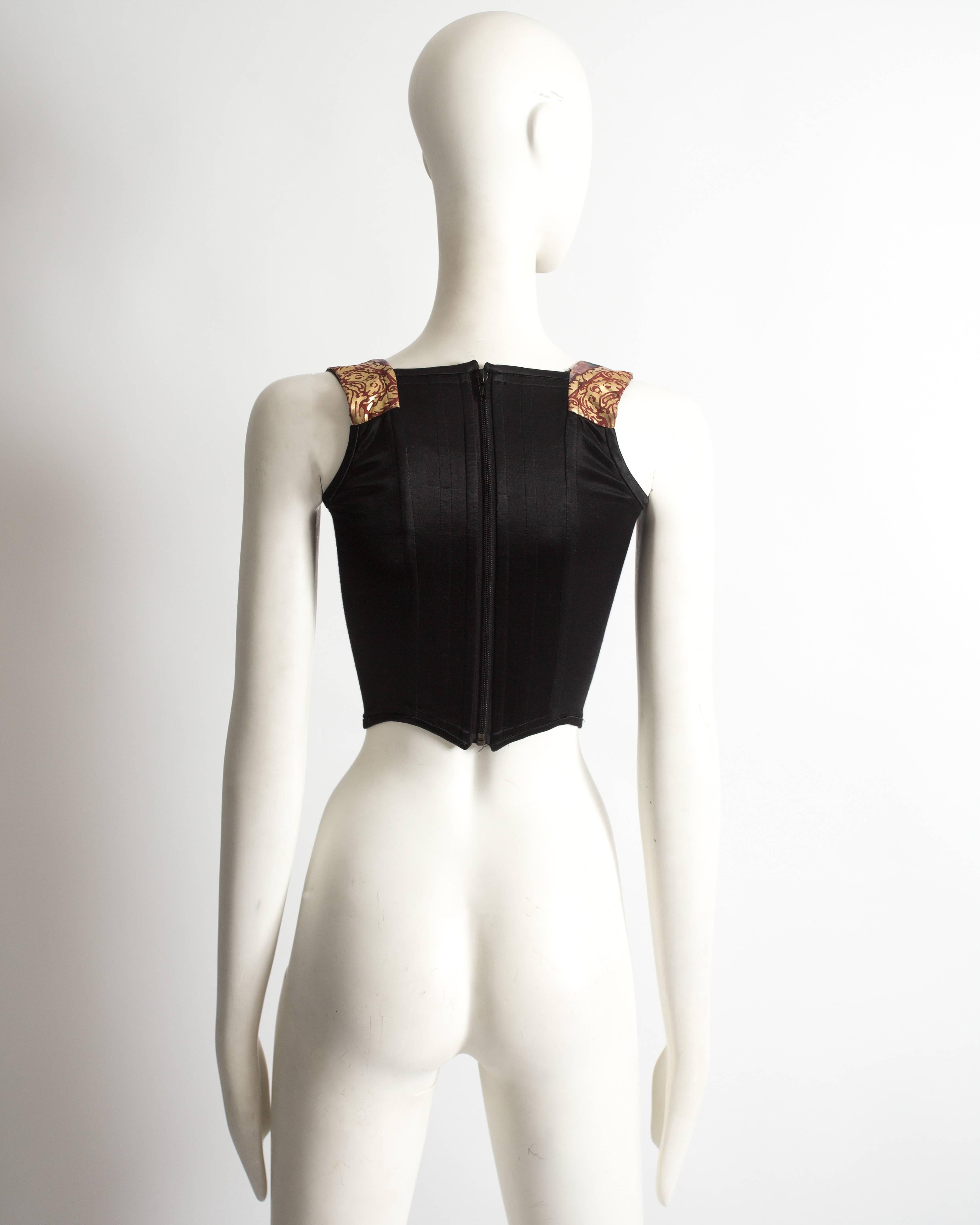 Brown Vivienne Westwood boned Cherub corset, AW 1991
