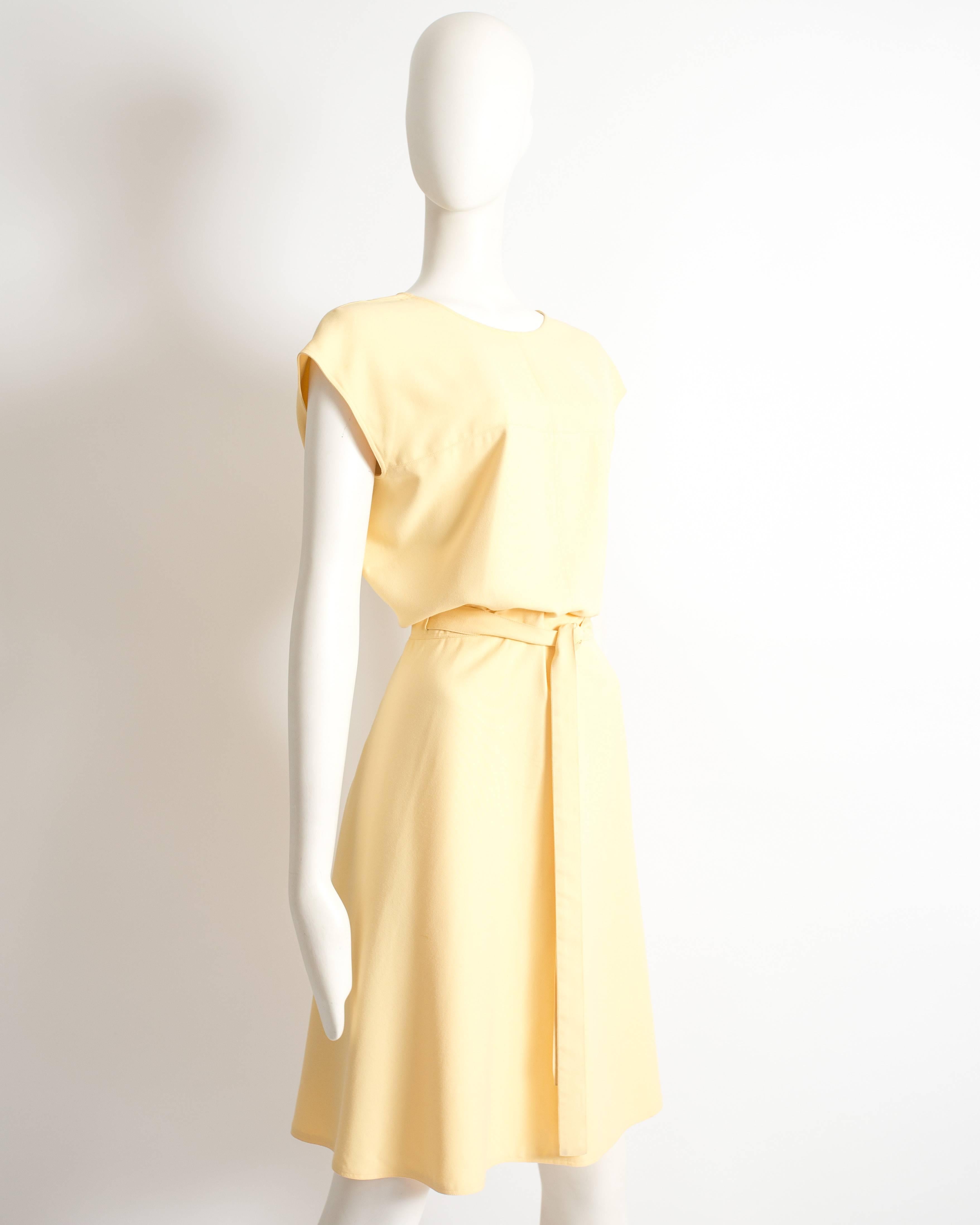alaia yellow dress