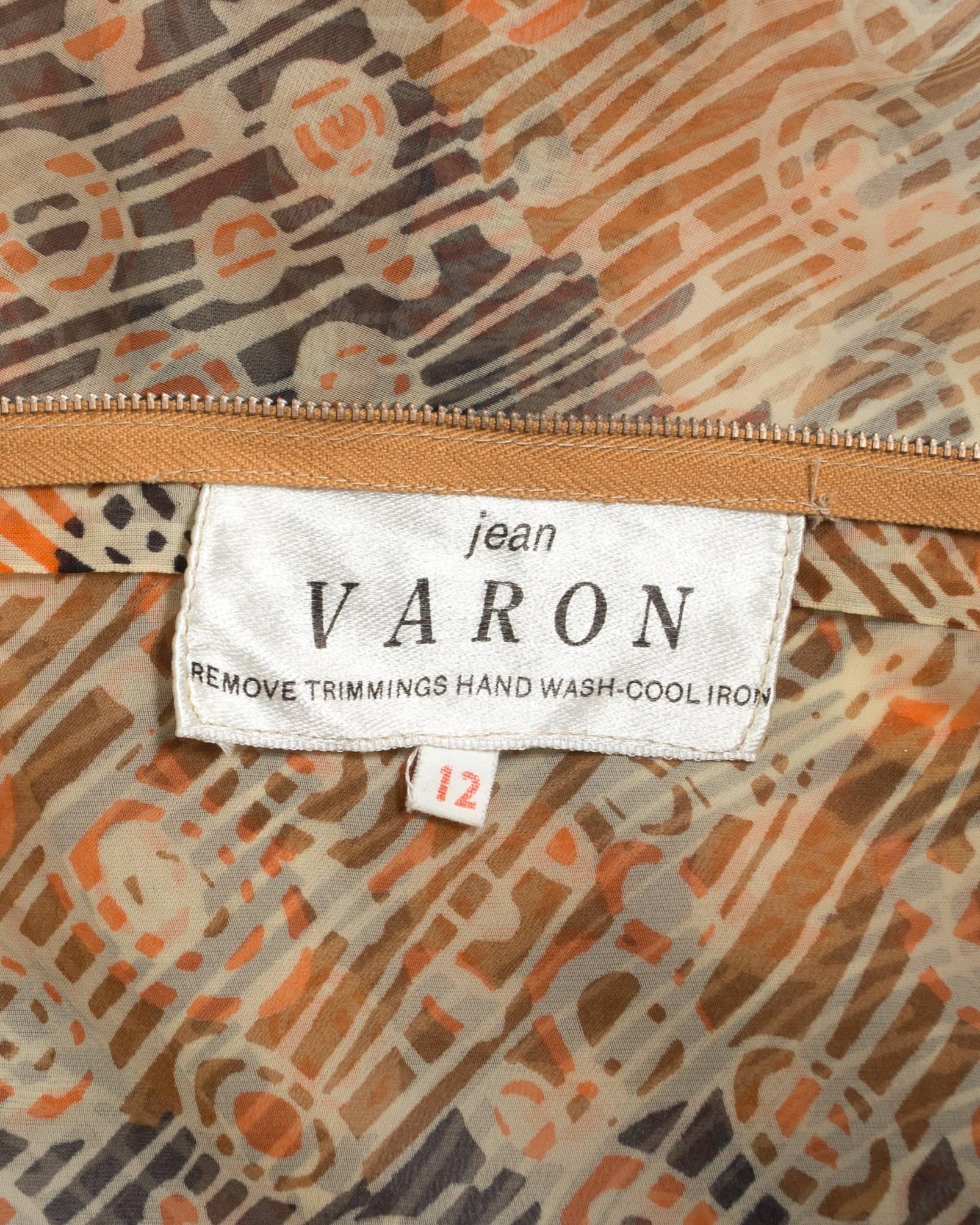 Jean Varon voile summer dress and pants ensemble, circa 1971 4